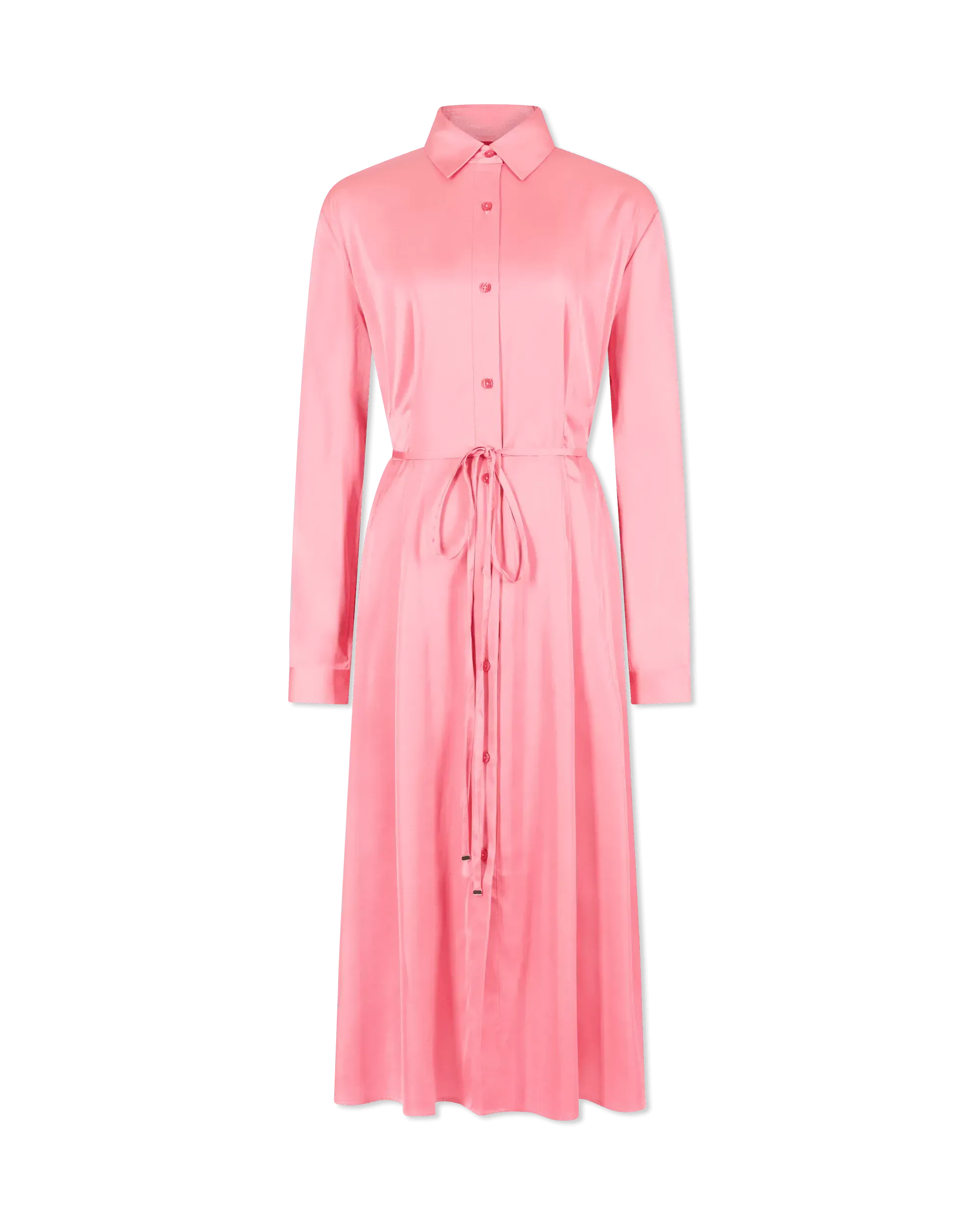 Kleoma Satin Shirt Dress