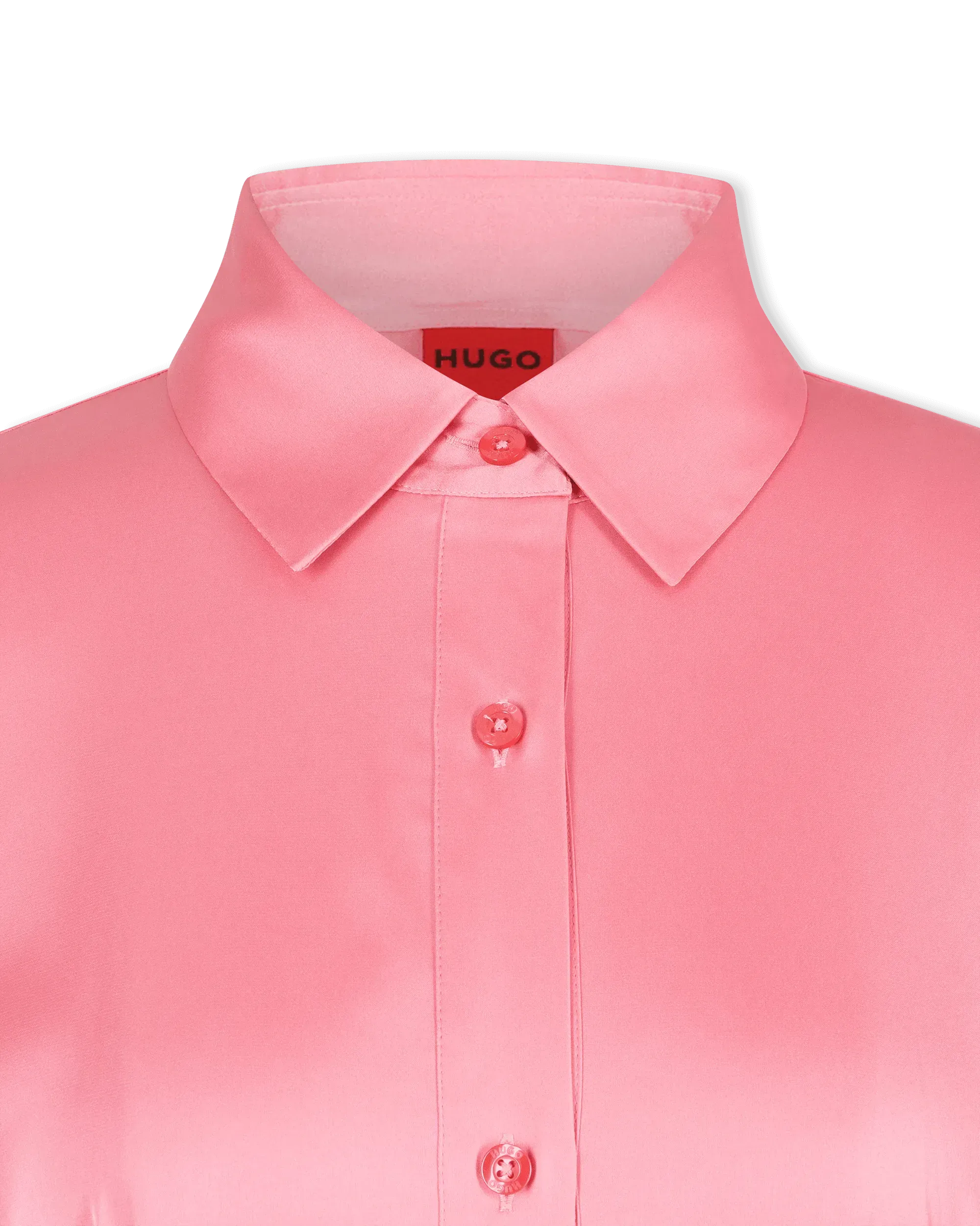 Kleoma Satin Shirt Dress