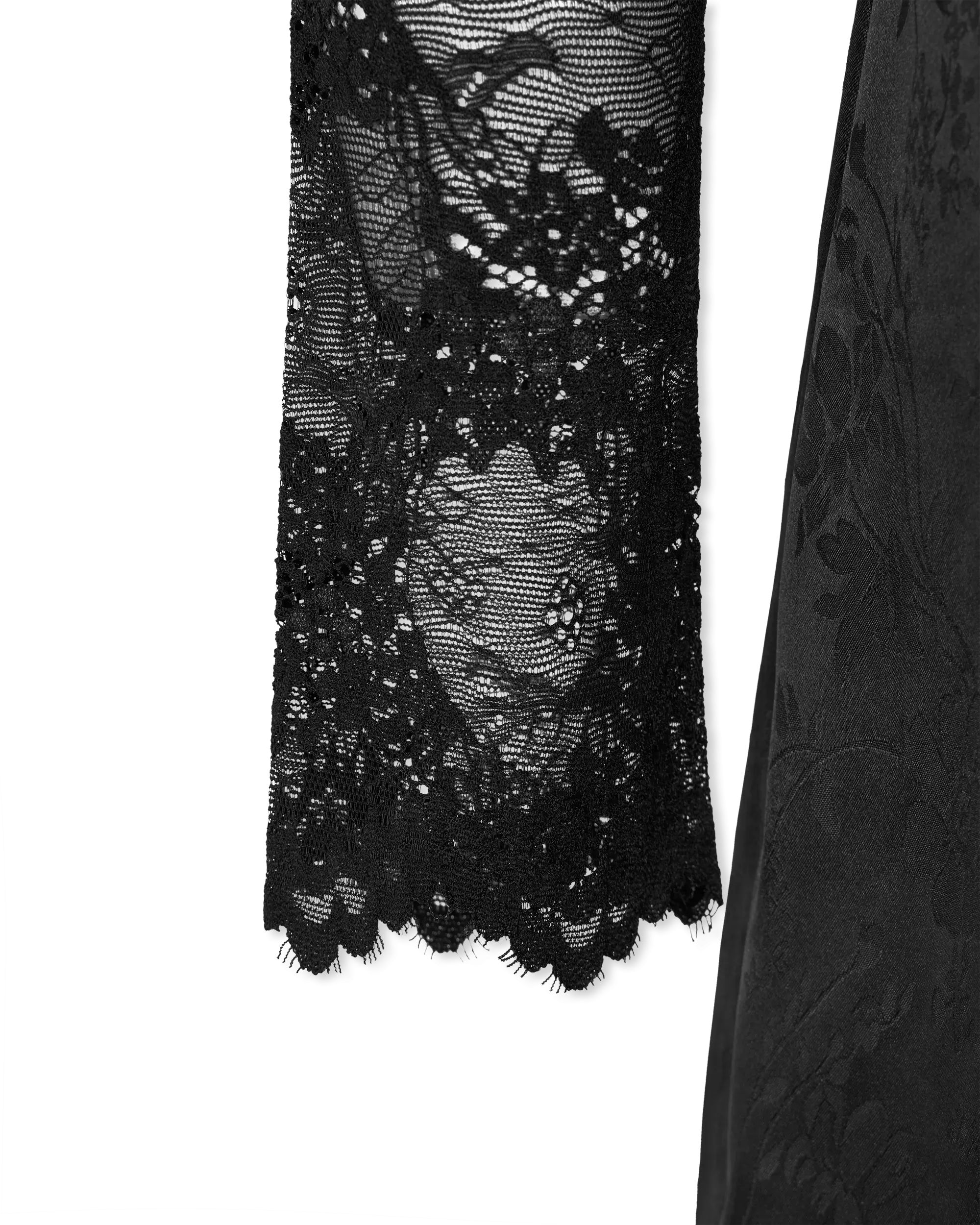 Lace Flowers Mini Dress