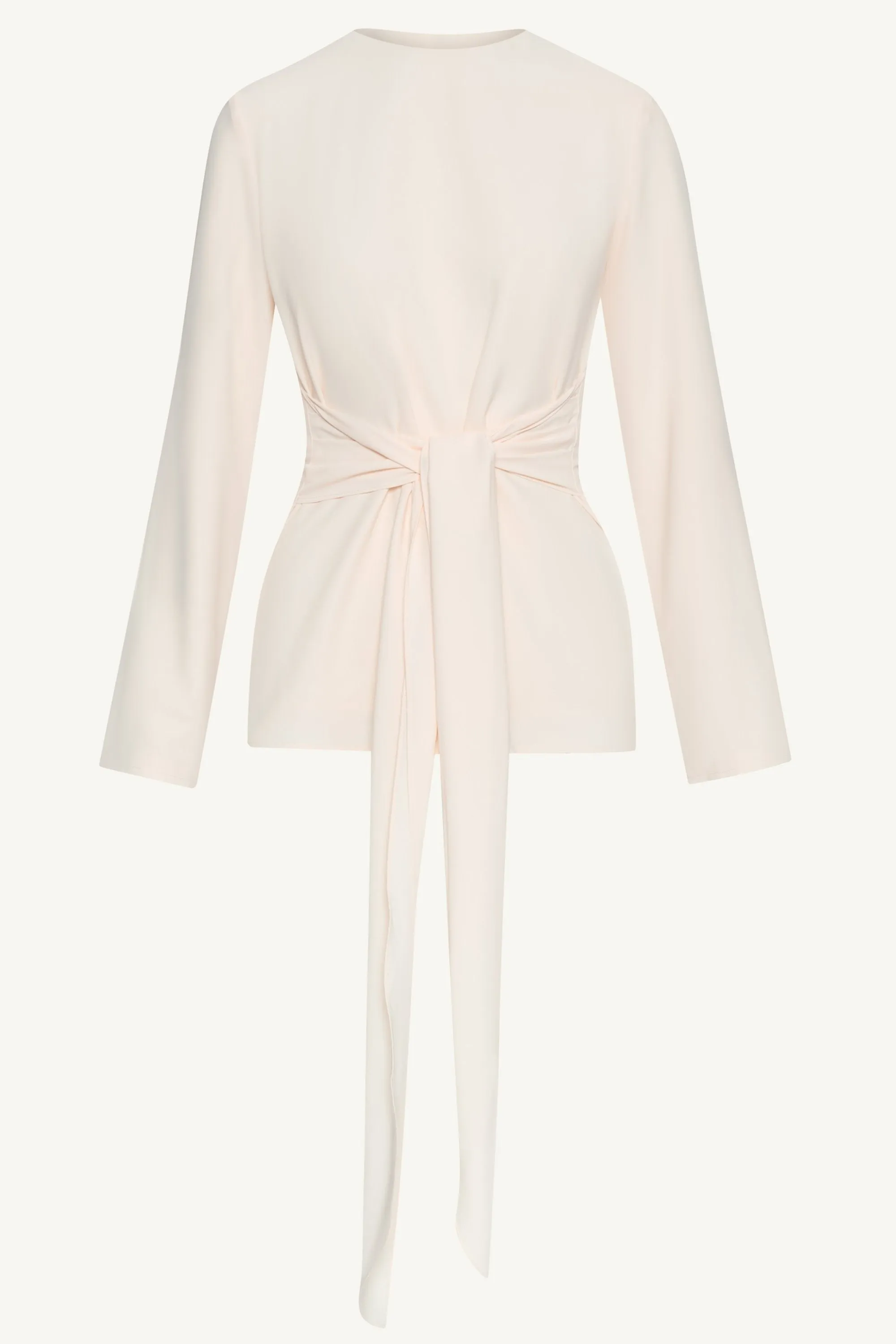 Layali Tie Waist Top & Skirt Set - Moonbeam