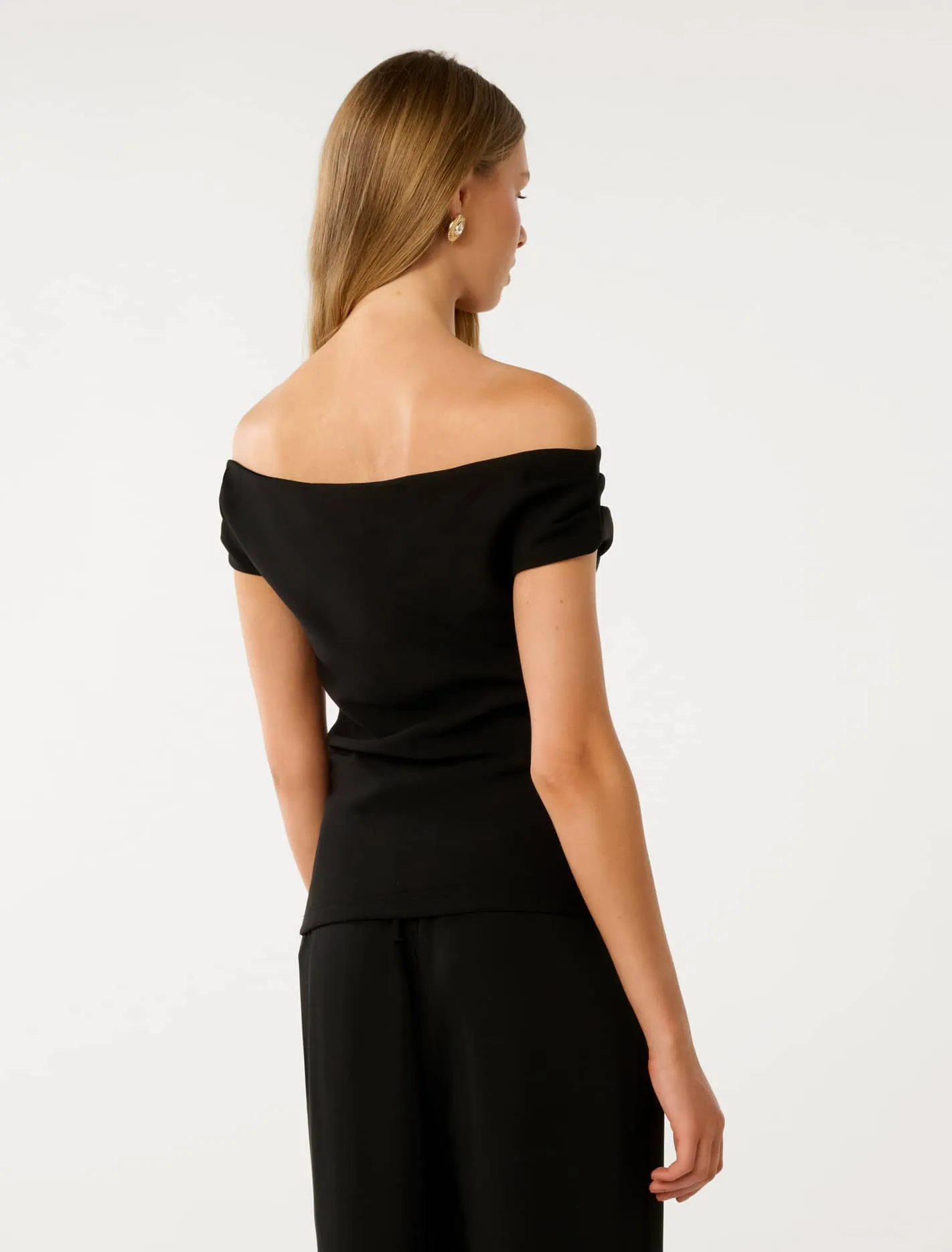 Layla Crepe Bardot Top