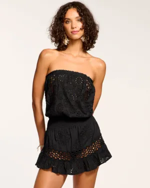 Lester Strapless Coverup Mini Dress