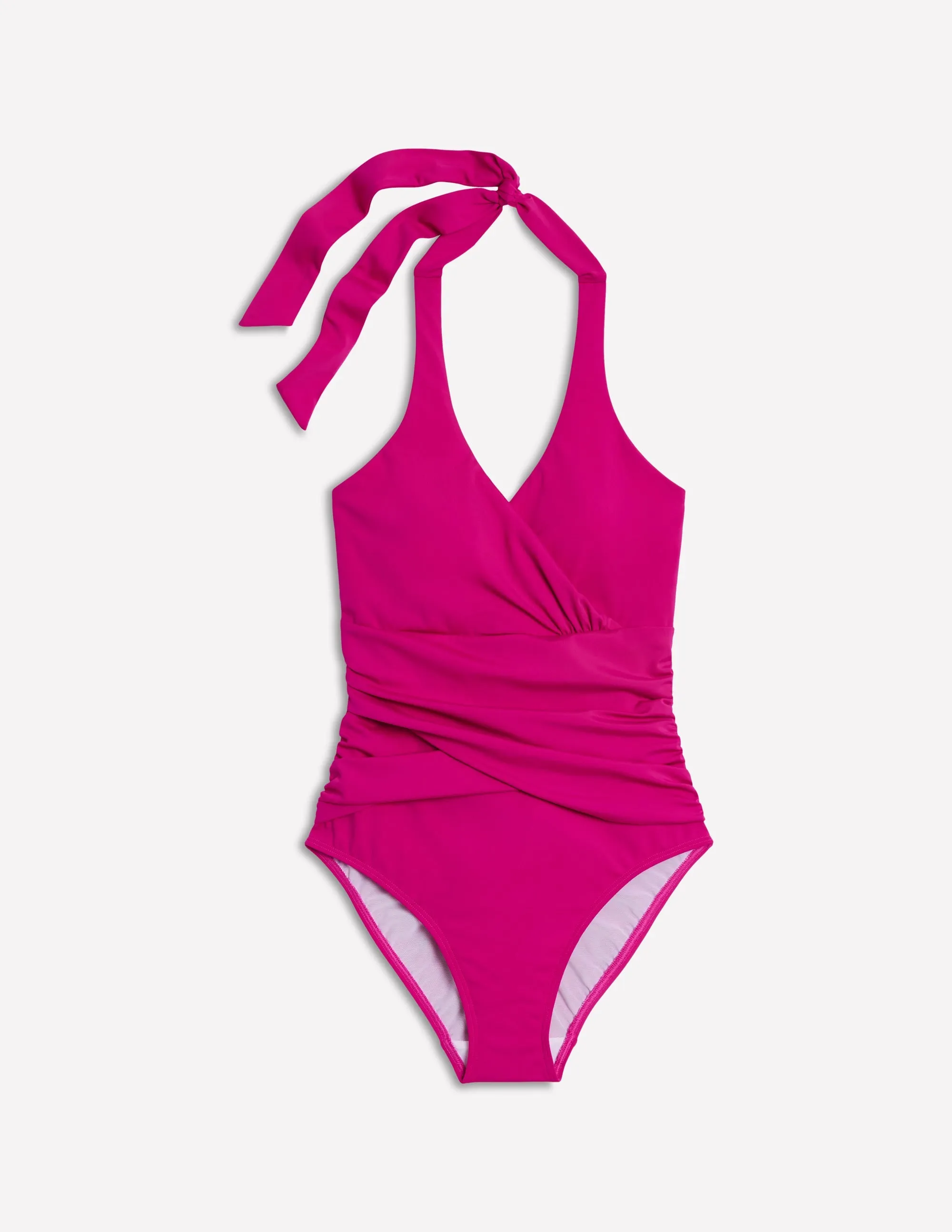 Levanzo Halter Swimsuit-Jewel Pink