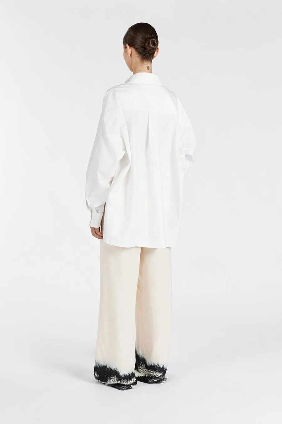 LILY CREAM PRINTED PANT