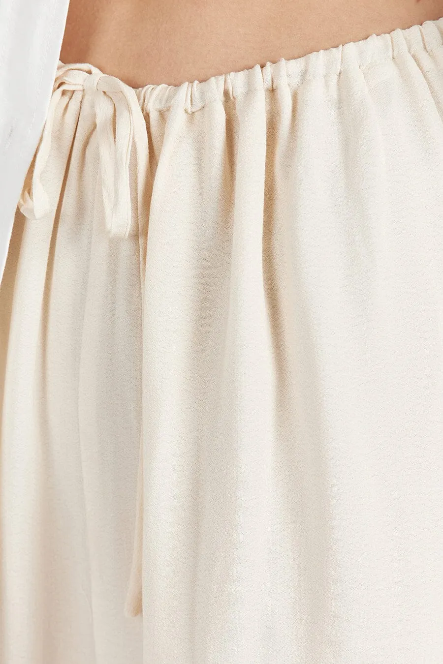 LILY CREAM PRINTED PANT