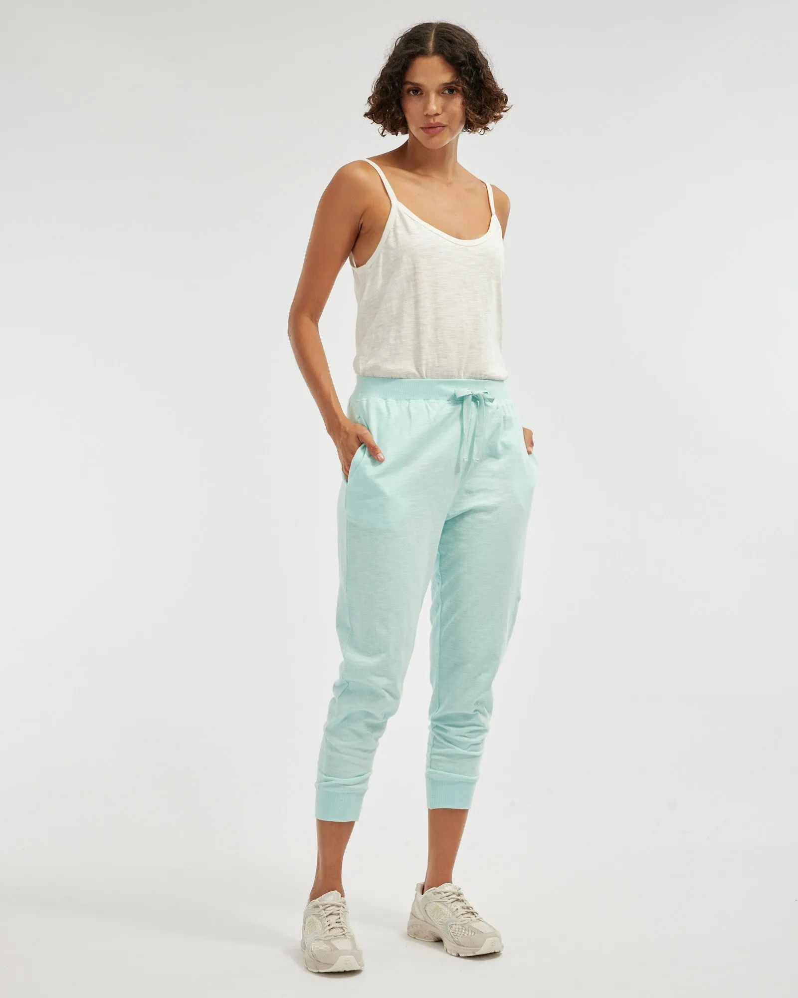 Lise Raw Hem Singlet - White