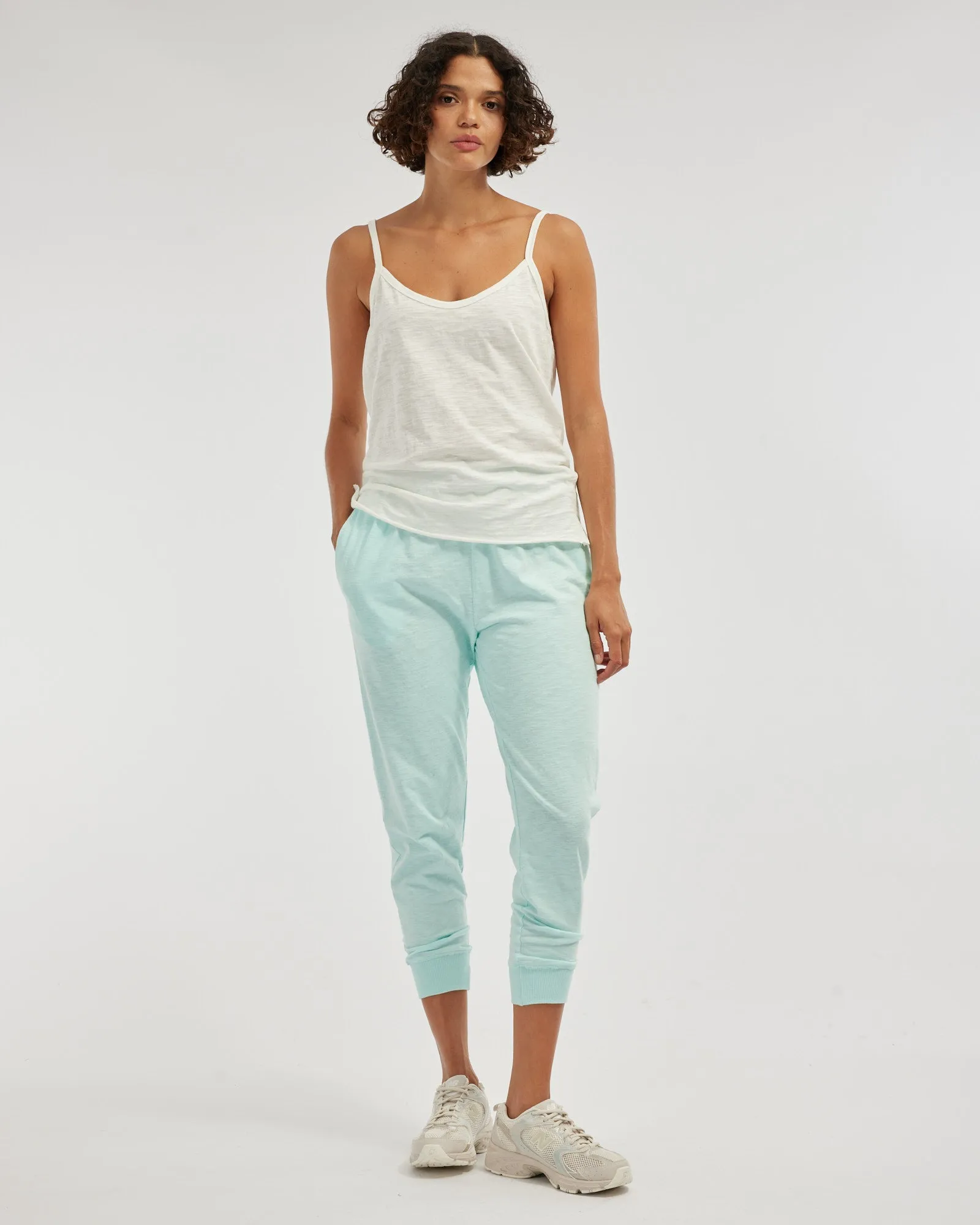 Lise Raw Hem Singlet - White