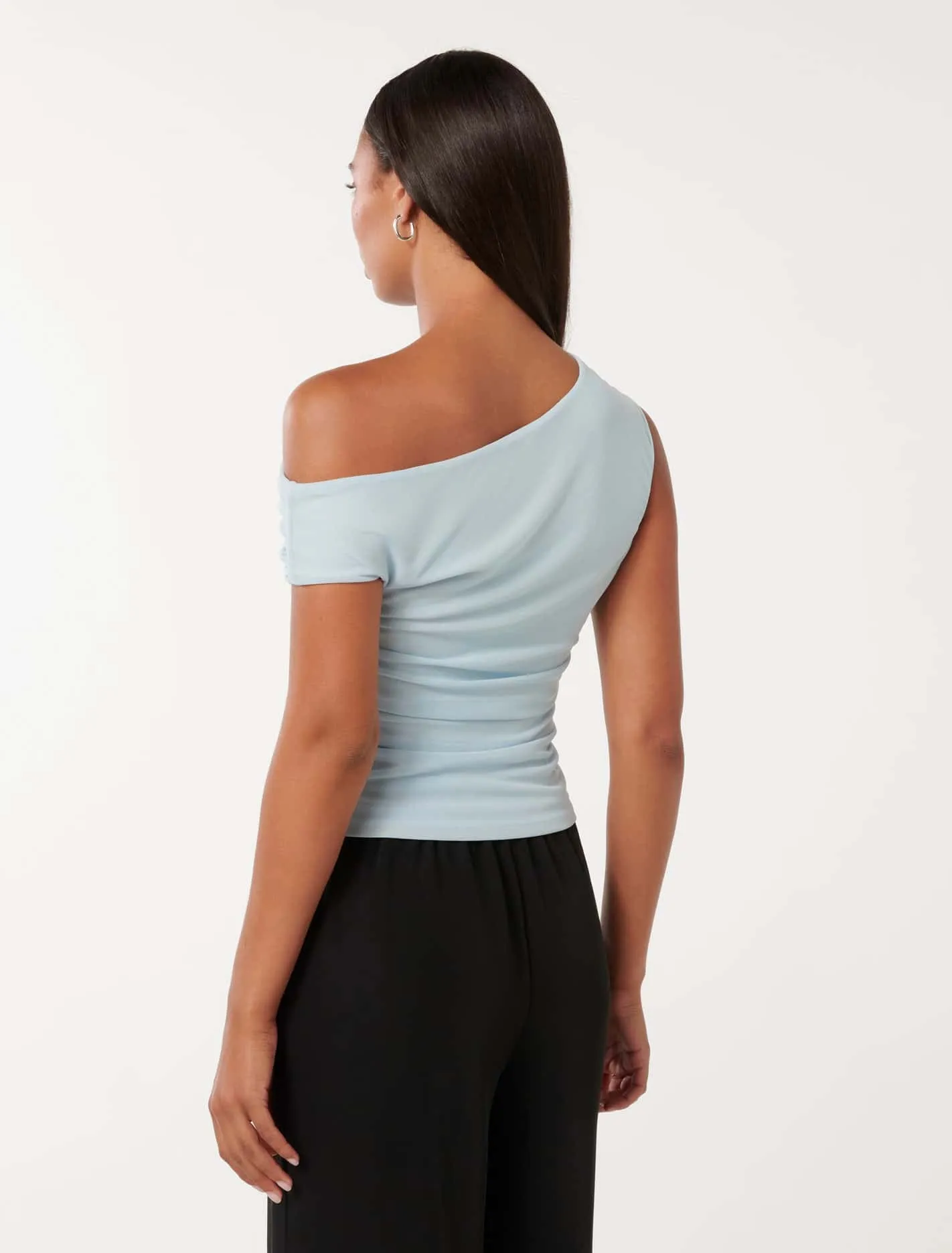 Luna Tipped Shoulder Mesh Top