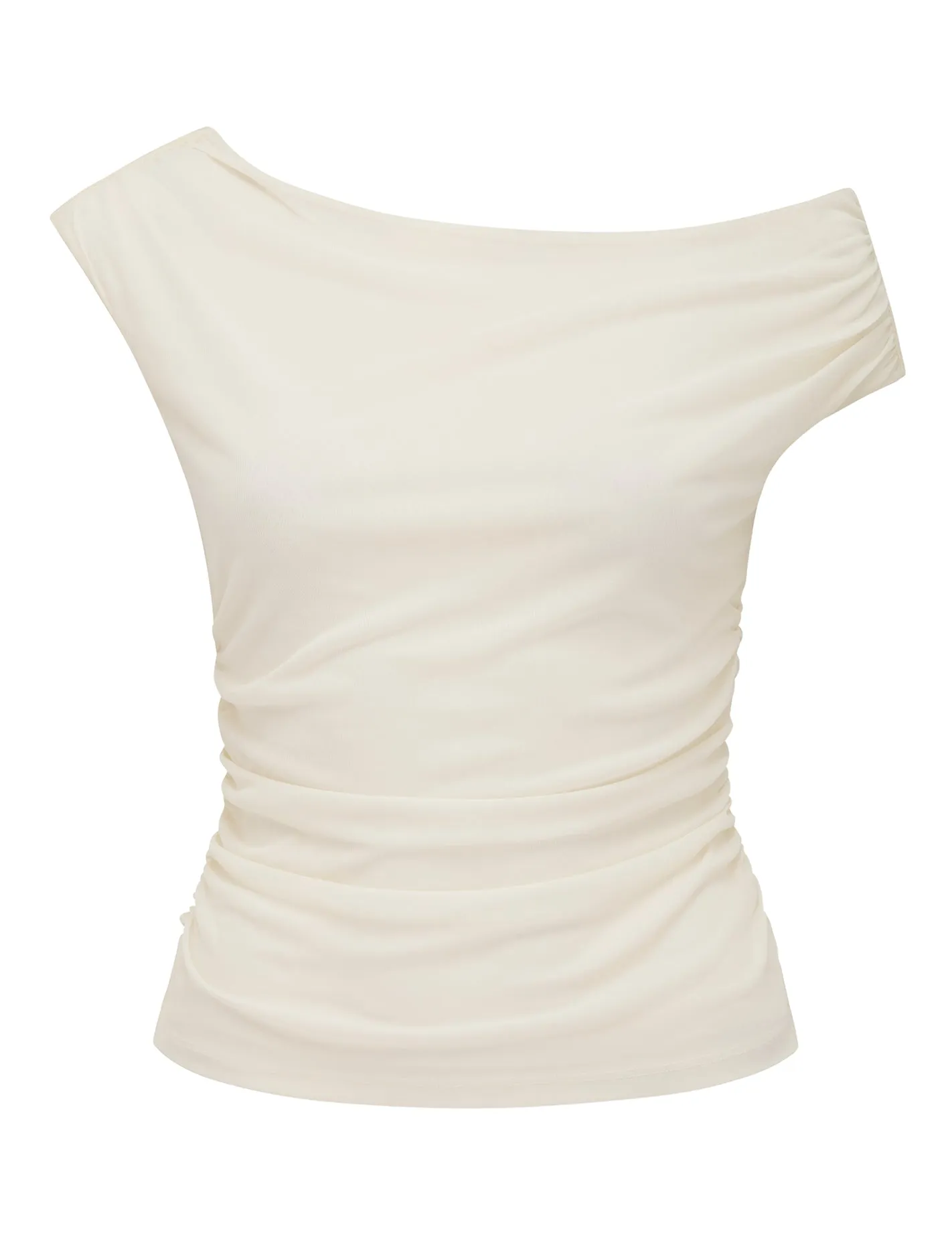Luna Tipped Shoulder Mesh Top