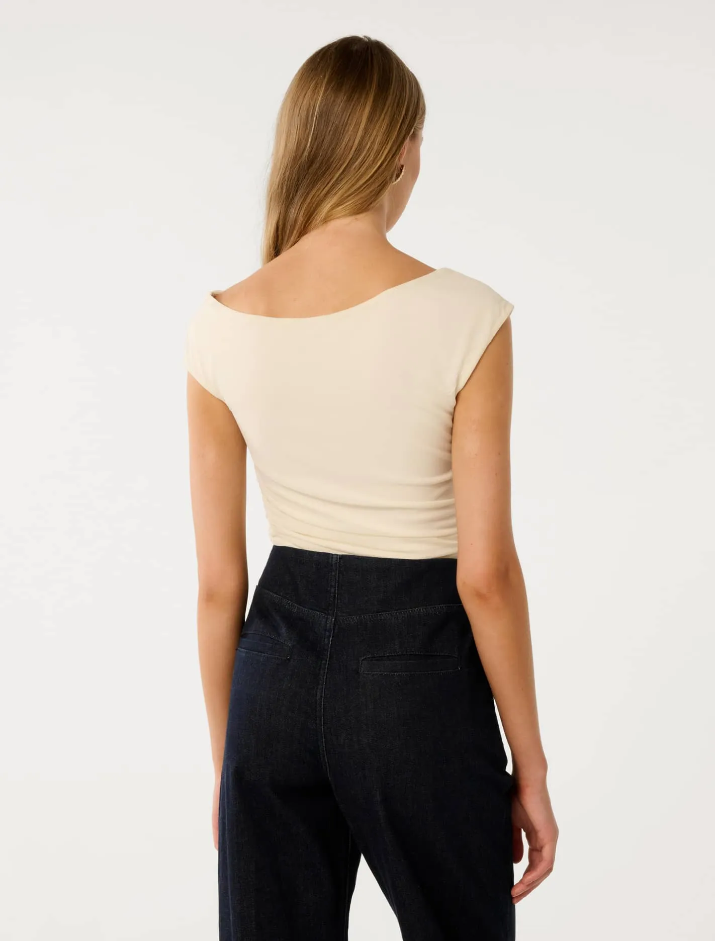 Luna Tipped Shoulder Mesh Top