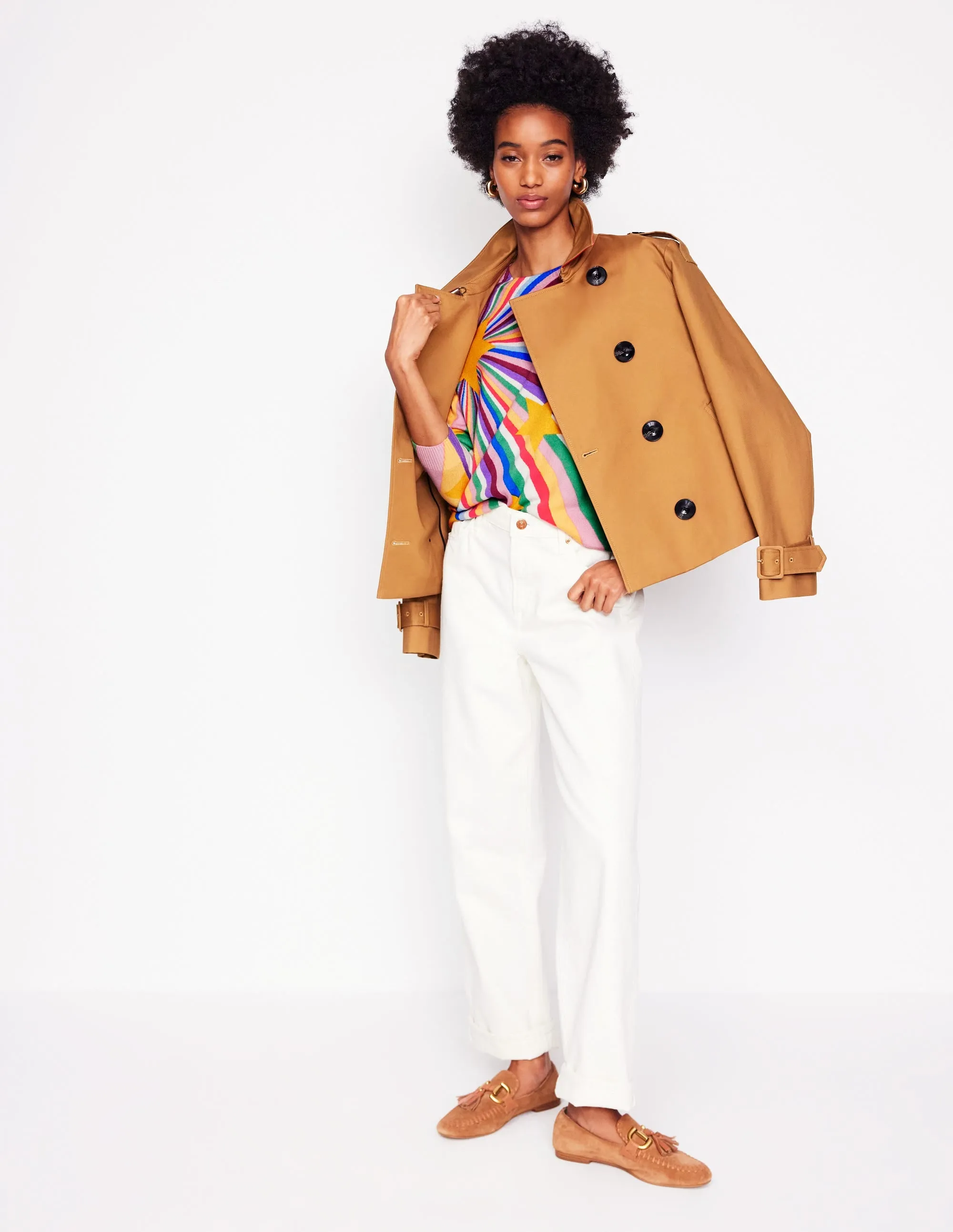 Lydia Cashmere Jumper-Multi. Supernova