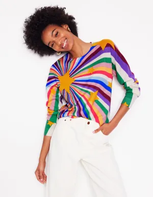 Lydia Cashmere Jumper-Multi. Supernova