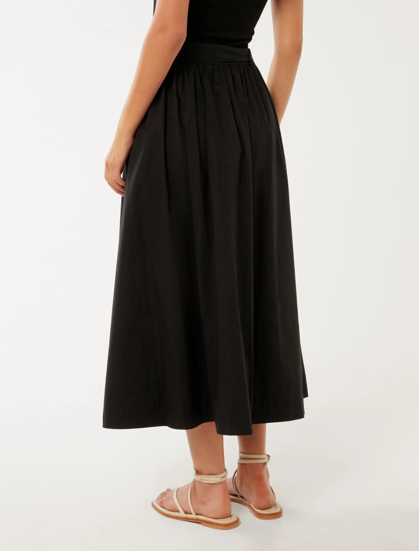 Madeleine Belted Midi Skirt