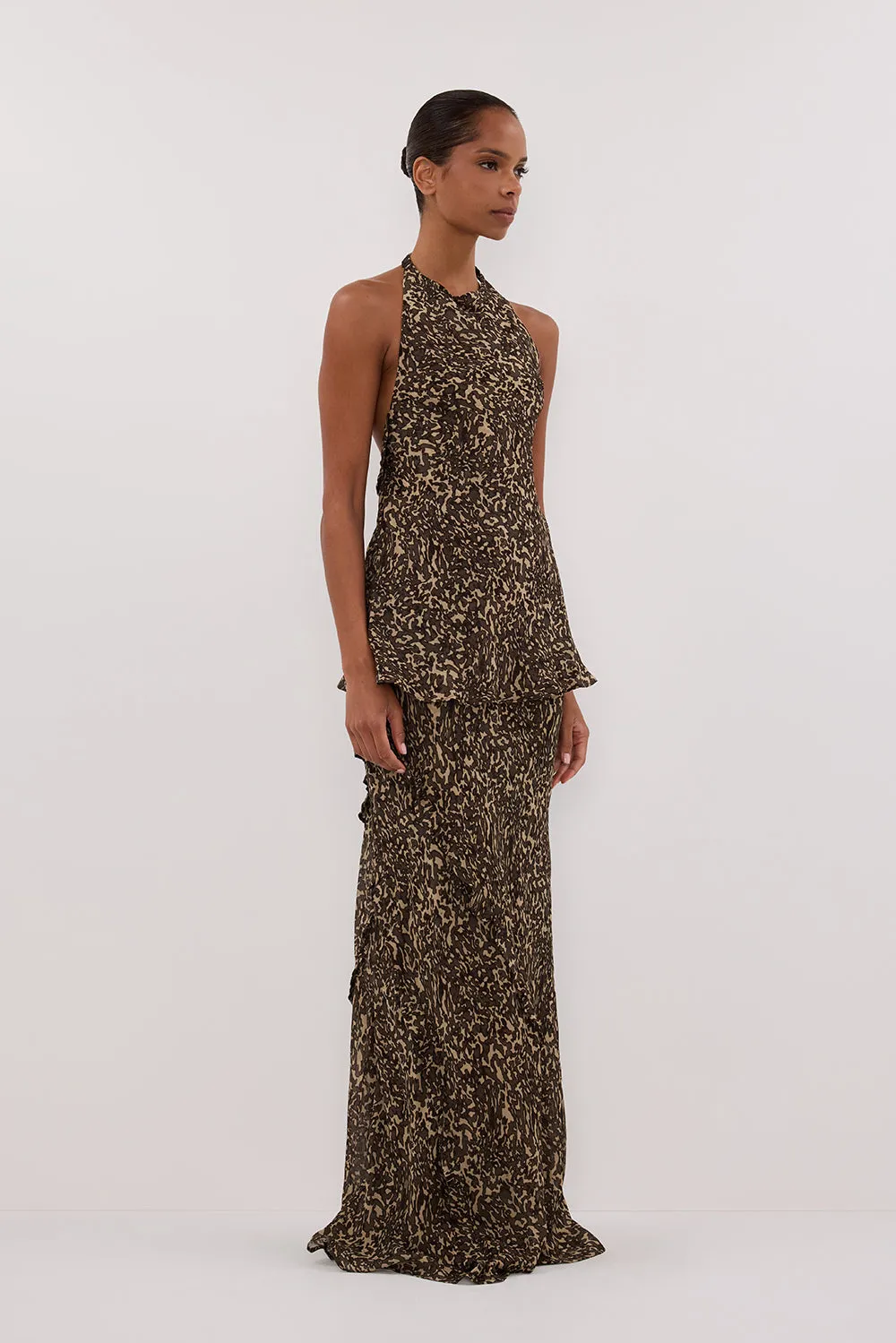 MARVILLA CHOC MIDI SKIRT - PRE ORDER