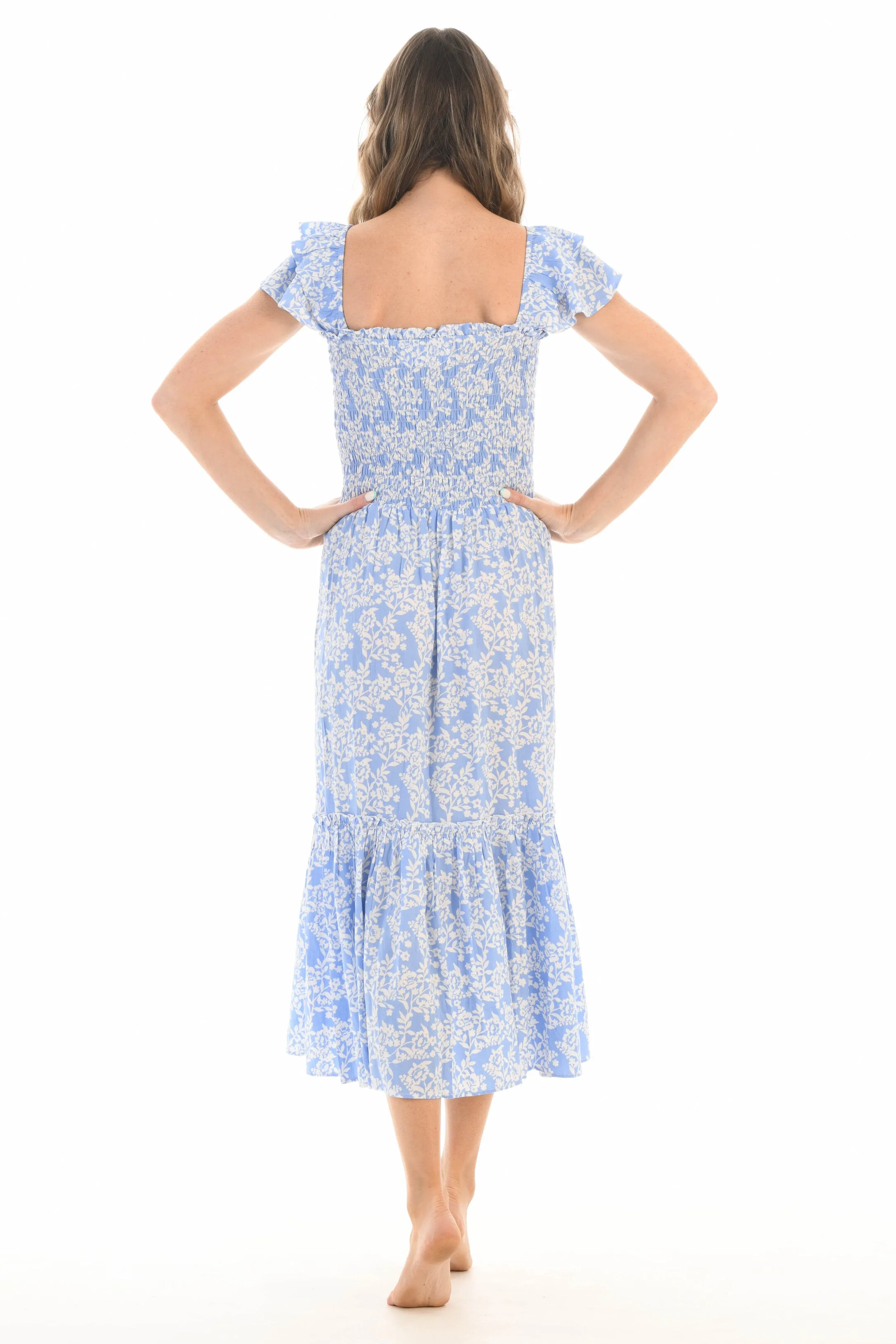 Matilda Dress / Periwinkle Floral