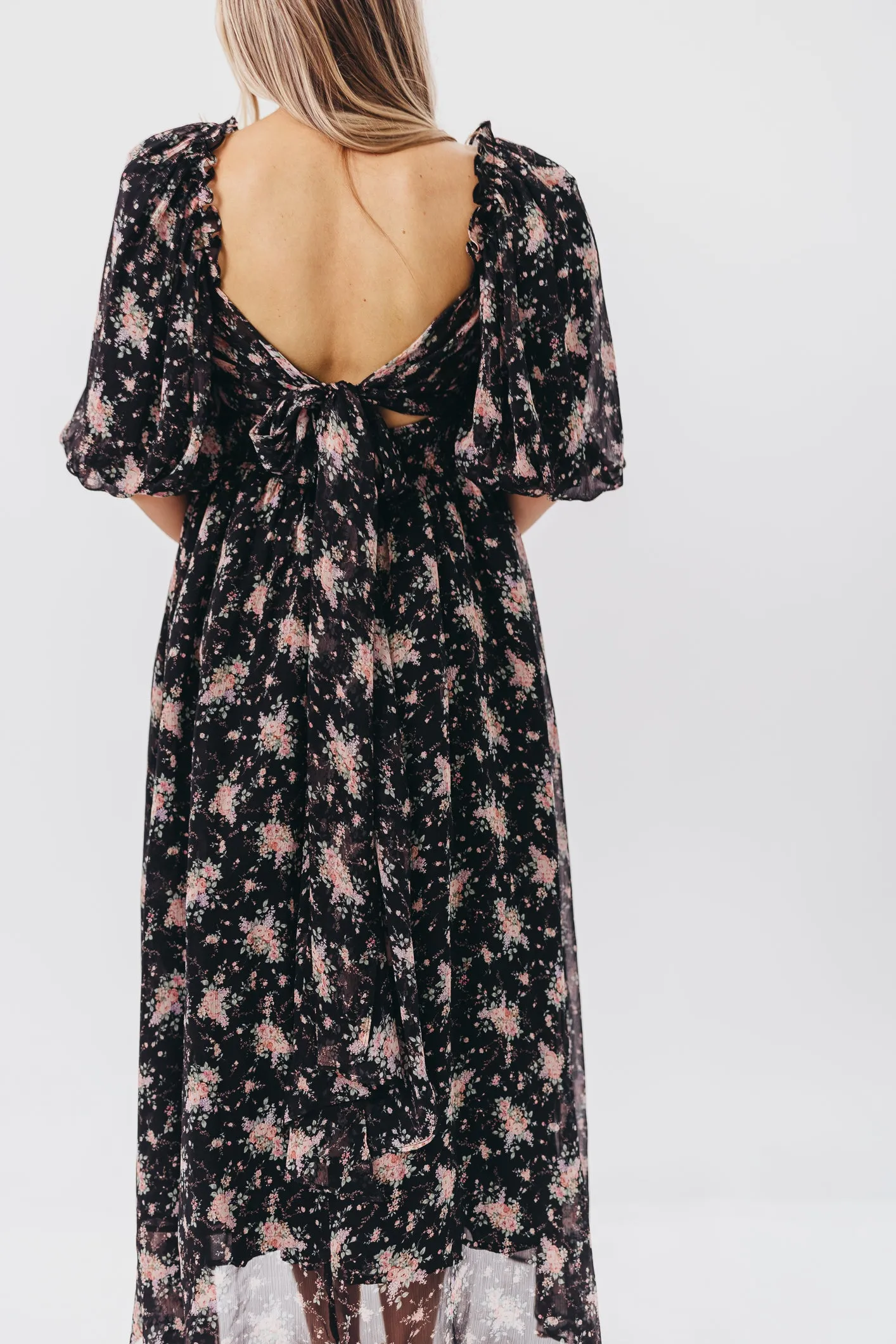 Melody Maxi Dress in Black - Bump Friendly & Inclusive Sizing (S-3XL)