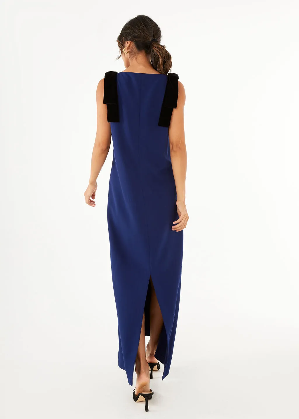 Michelle Gown Navy Crepe
