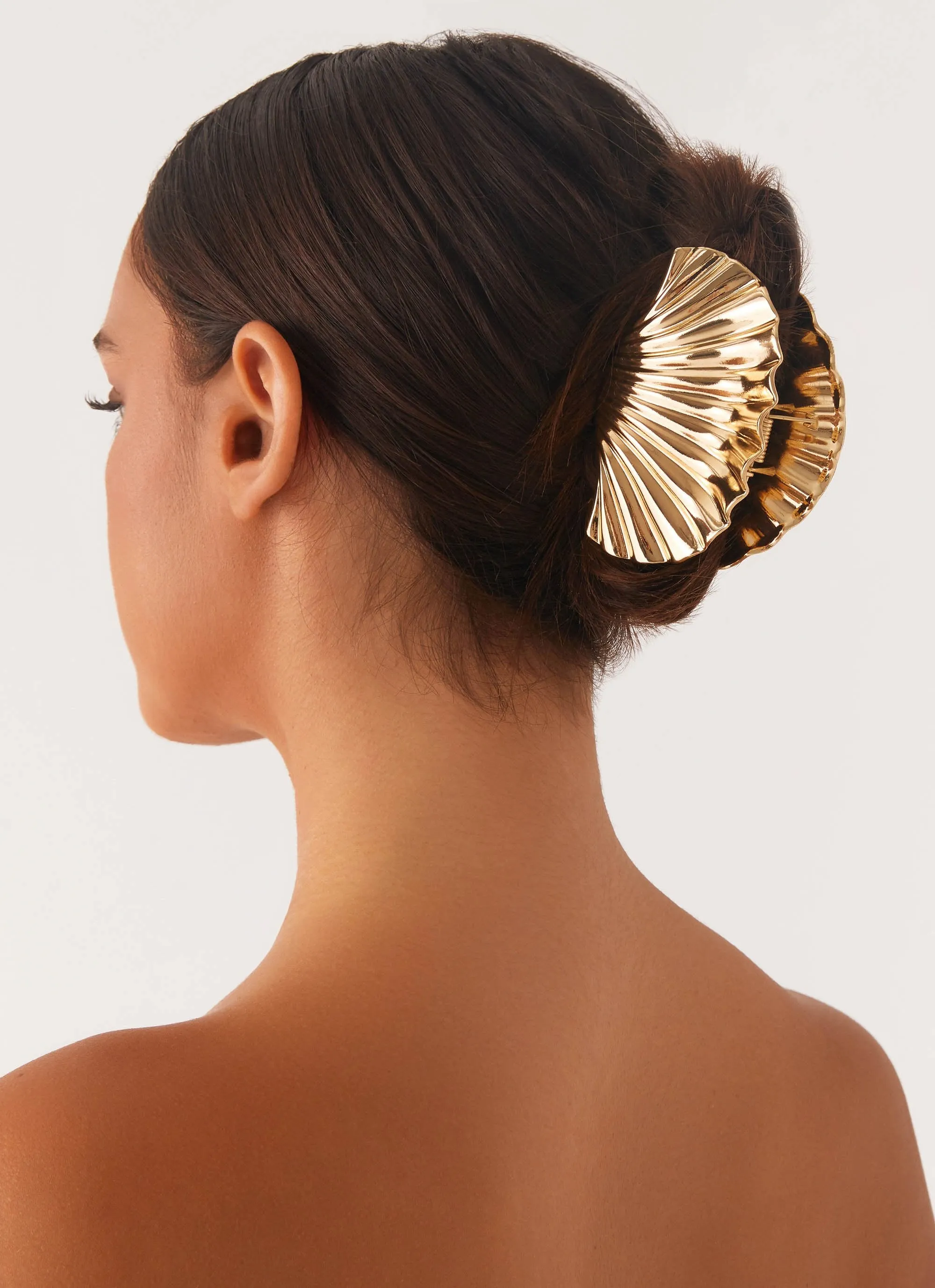 Milano Claw Clip - Gold