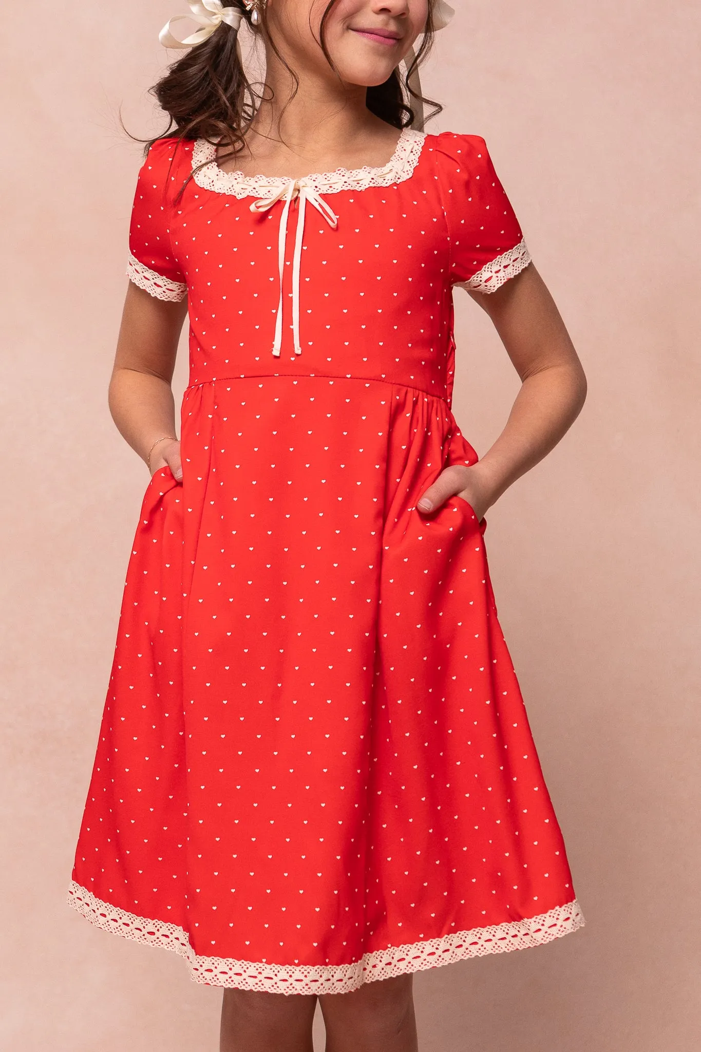Mini Libby Dress in Hearts - FINAL SALE