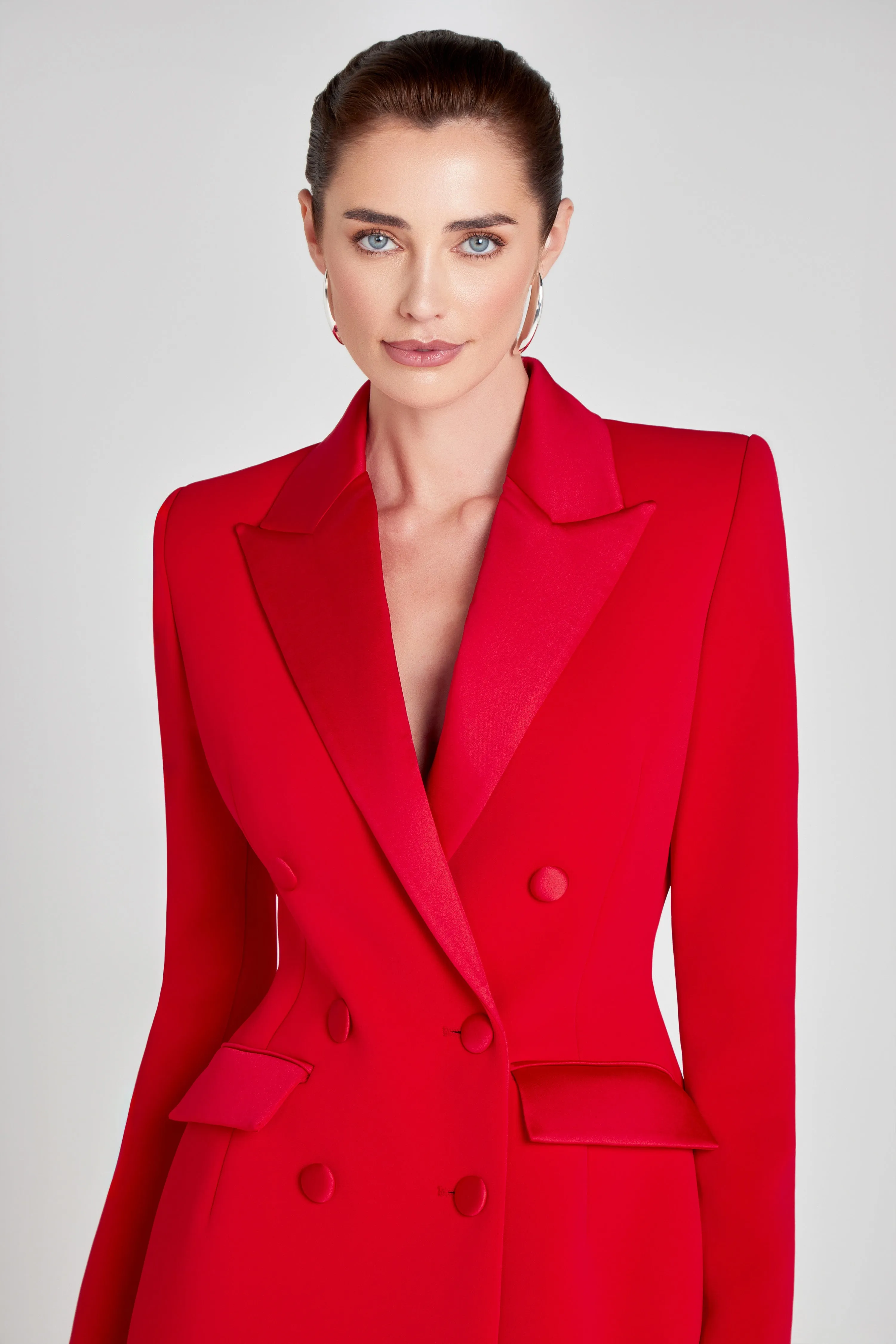 Monica Red Blazer