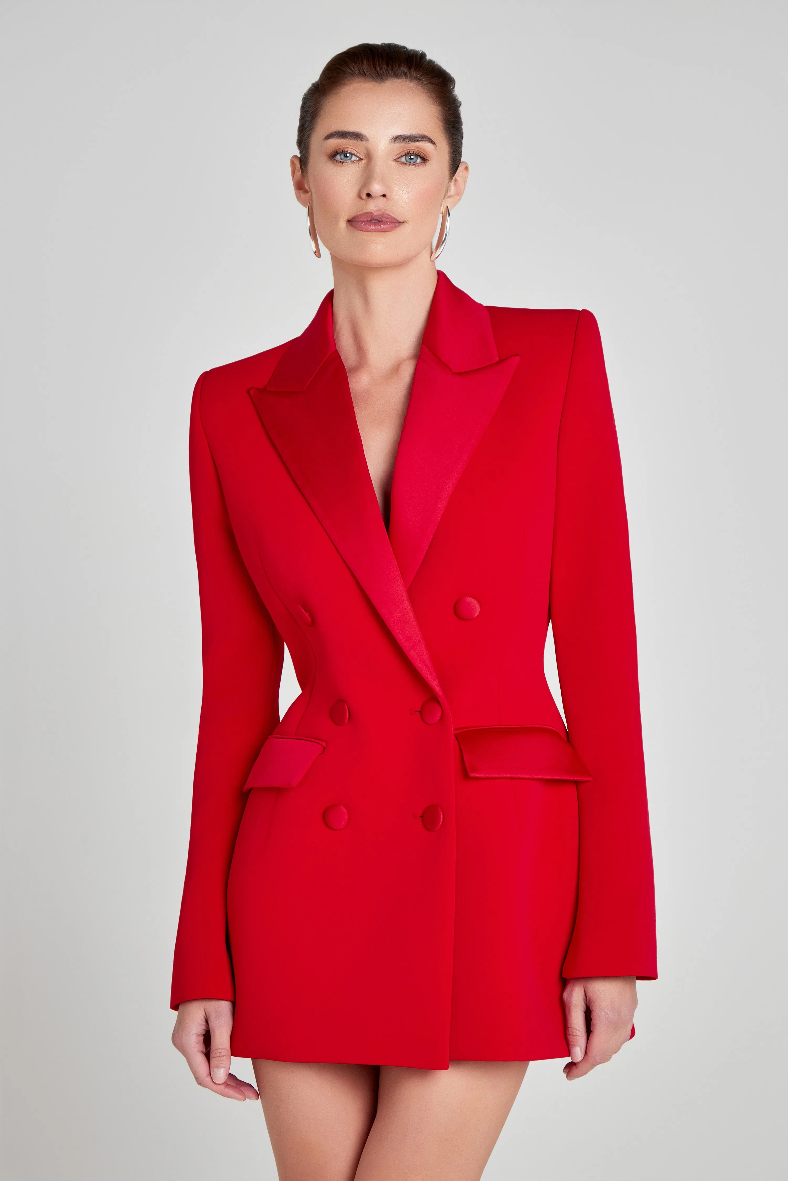 Monica Red Blazer