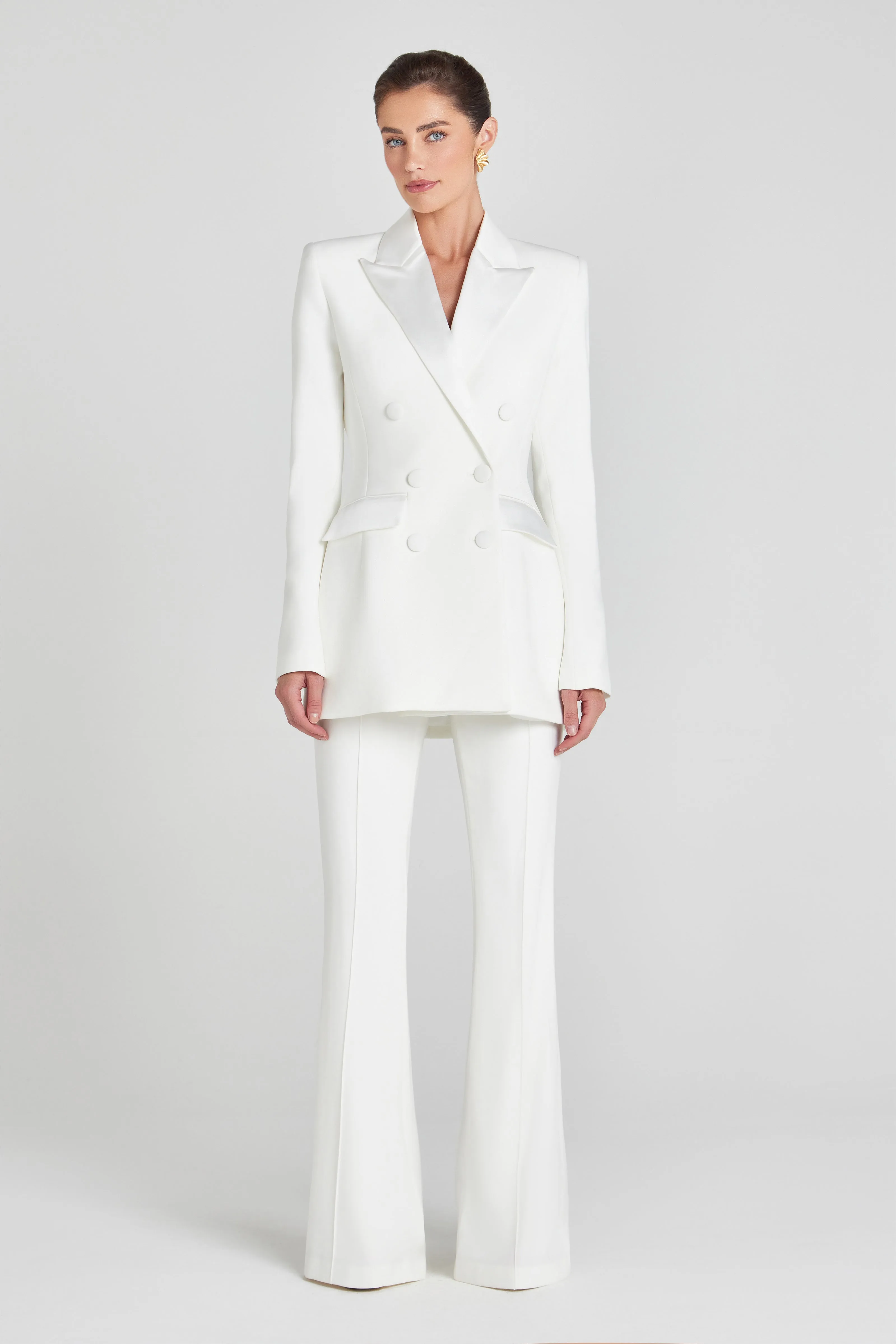 Monica White Blazer