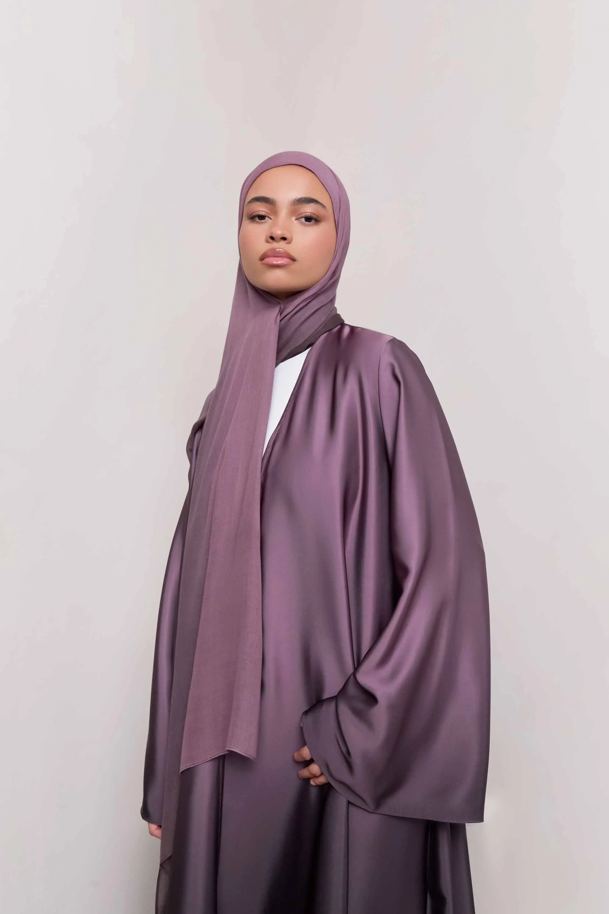 Ombre Modal Hijab - Chocolate Plum