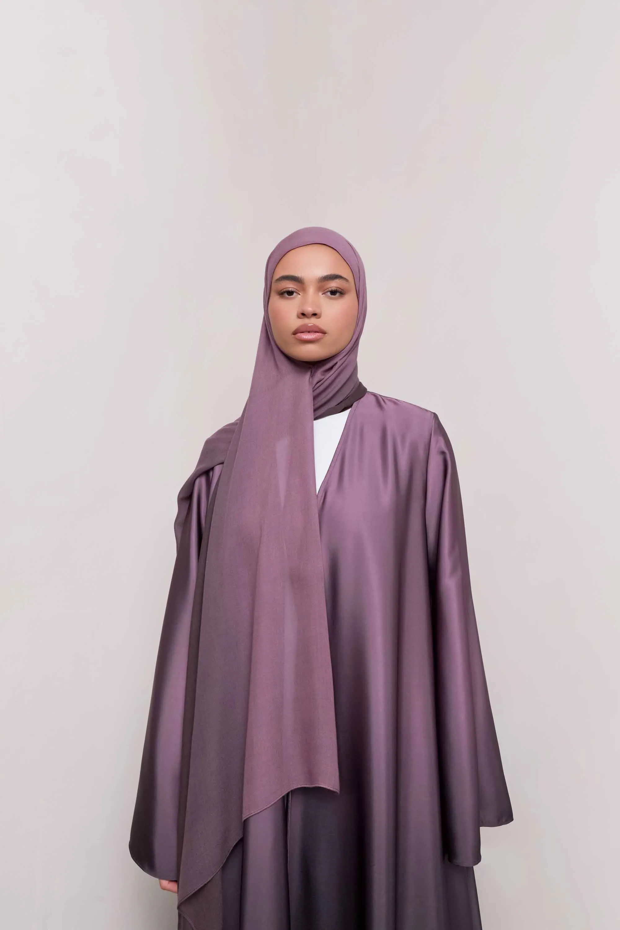 Ombre Modal Hijab - Chocolate Plum