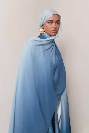 Ombre Modal Hijab - Dusk Sky