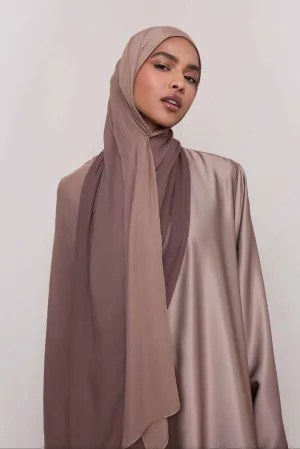 Ombre Modal Hijab - Mocha Latte