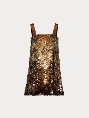 Ombre Paillette Cocktail Dress