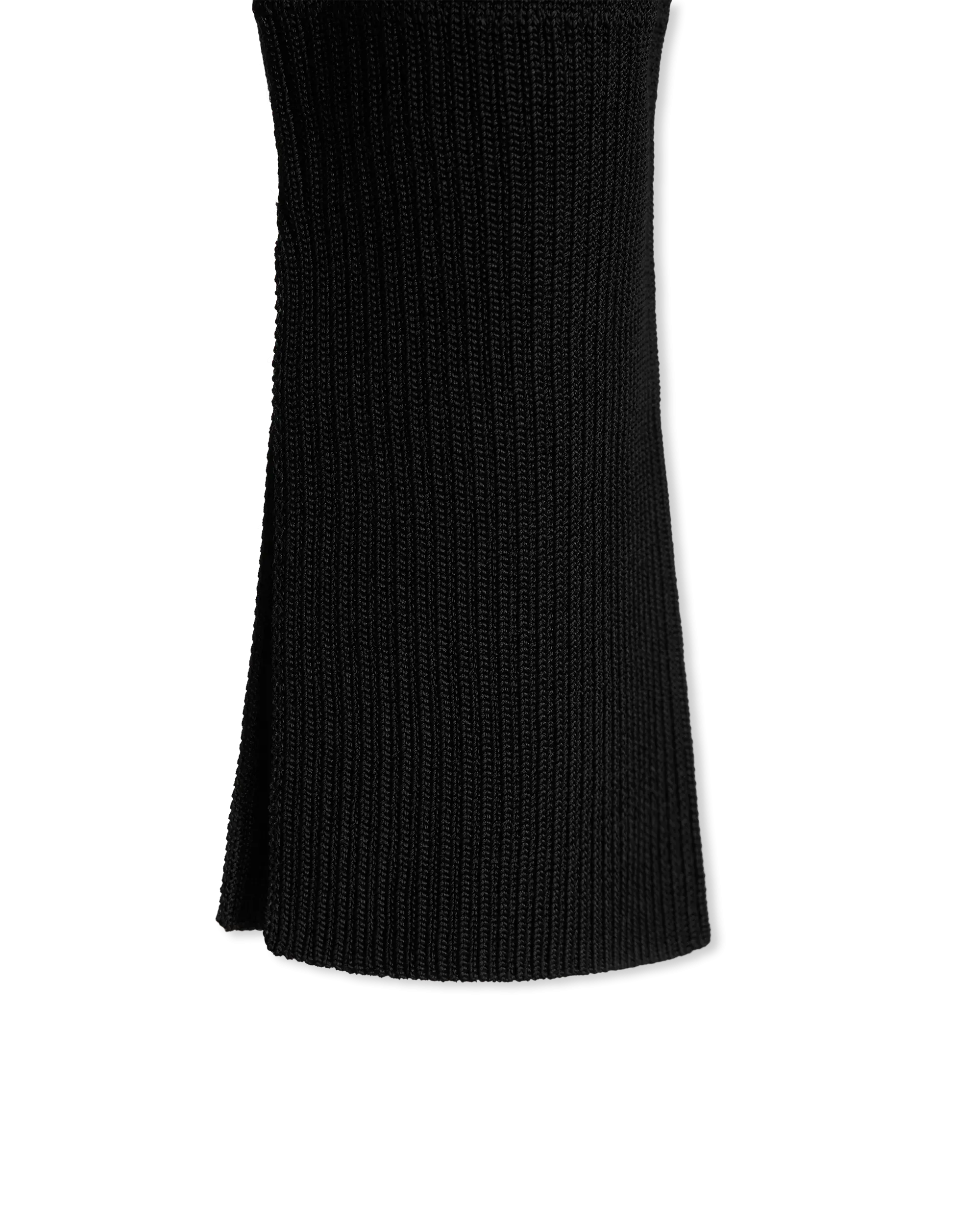 Peek-A-Boo Button Detail Knit Dress