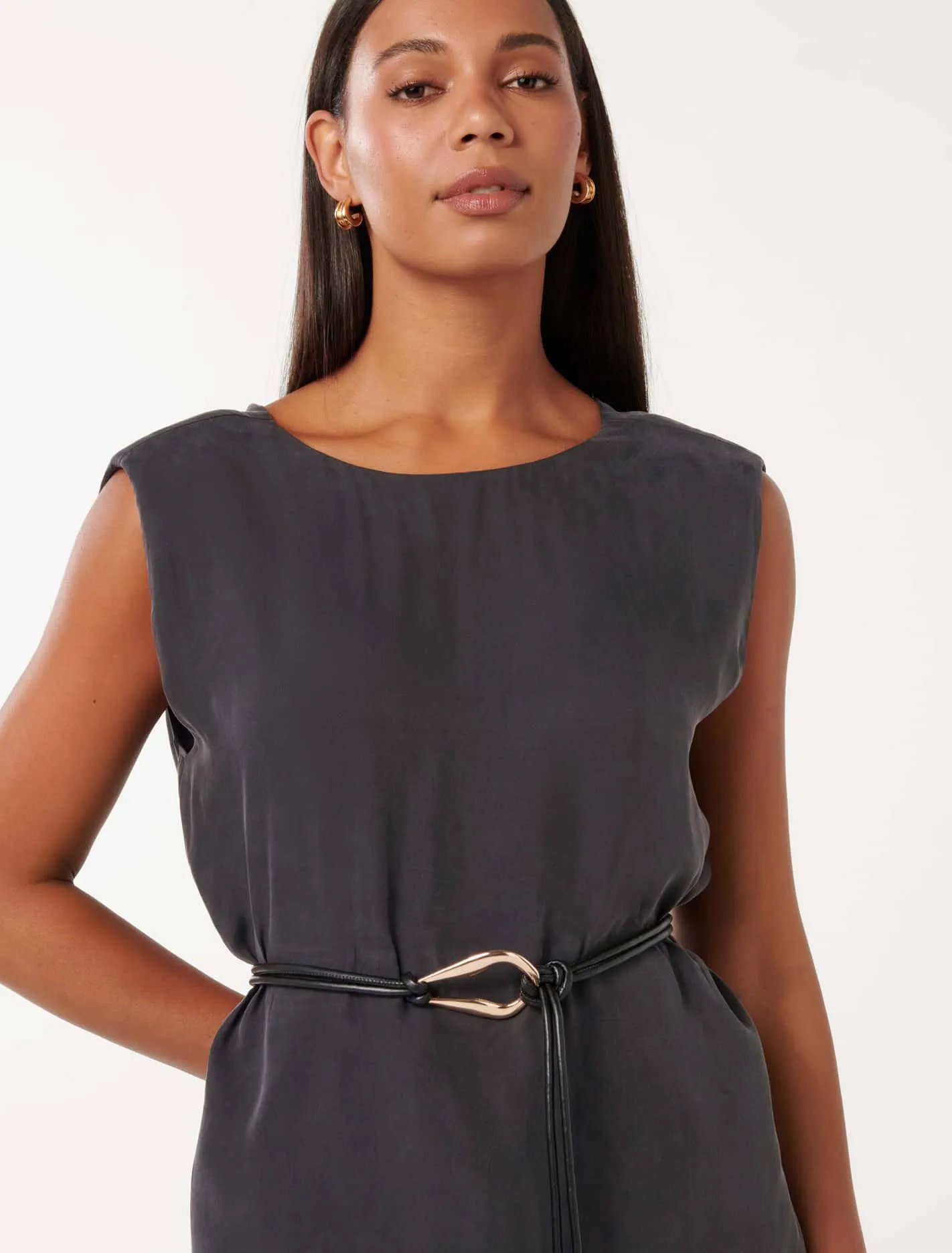 Poppy Belted Cupro Top