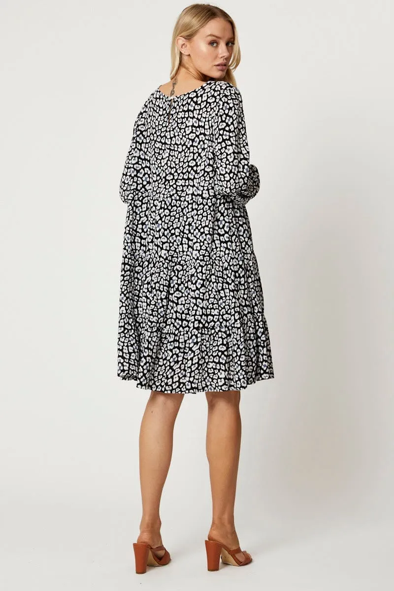 Print Skater Dress