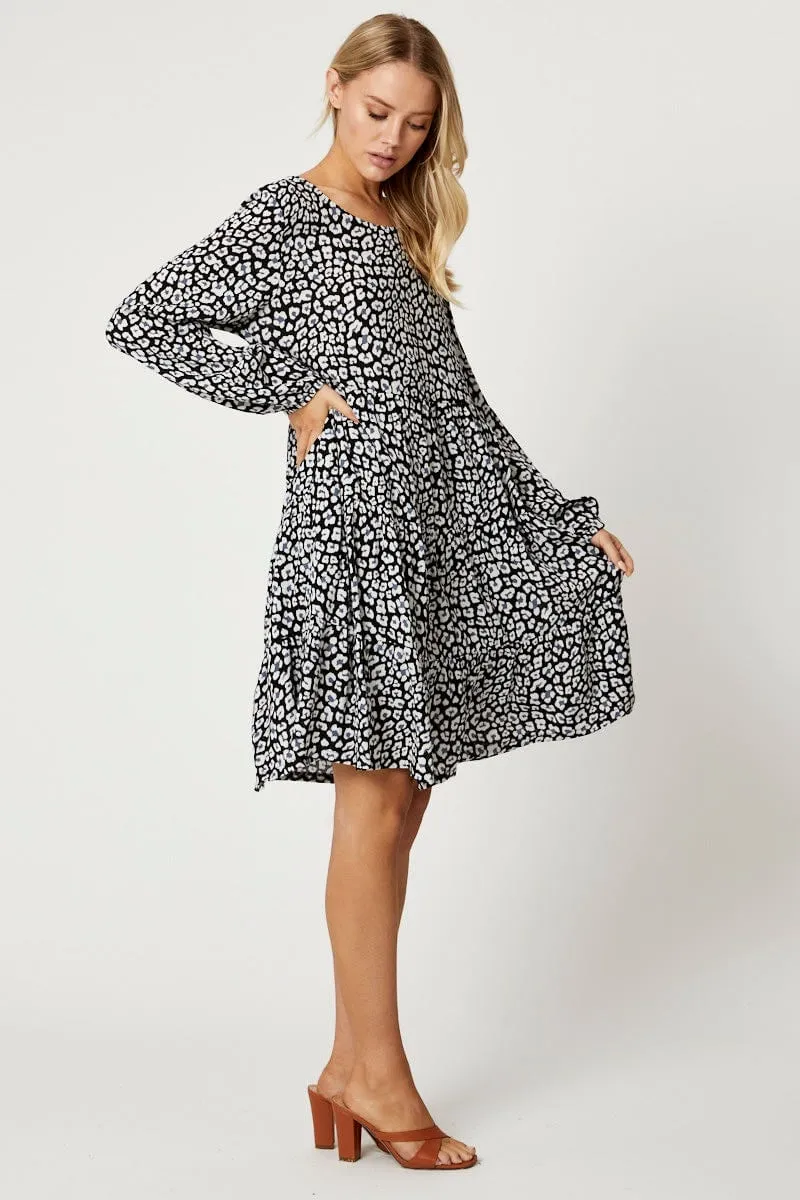 Print Skater Dress