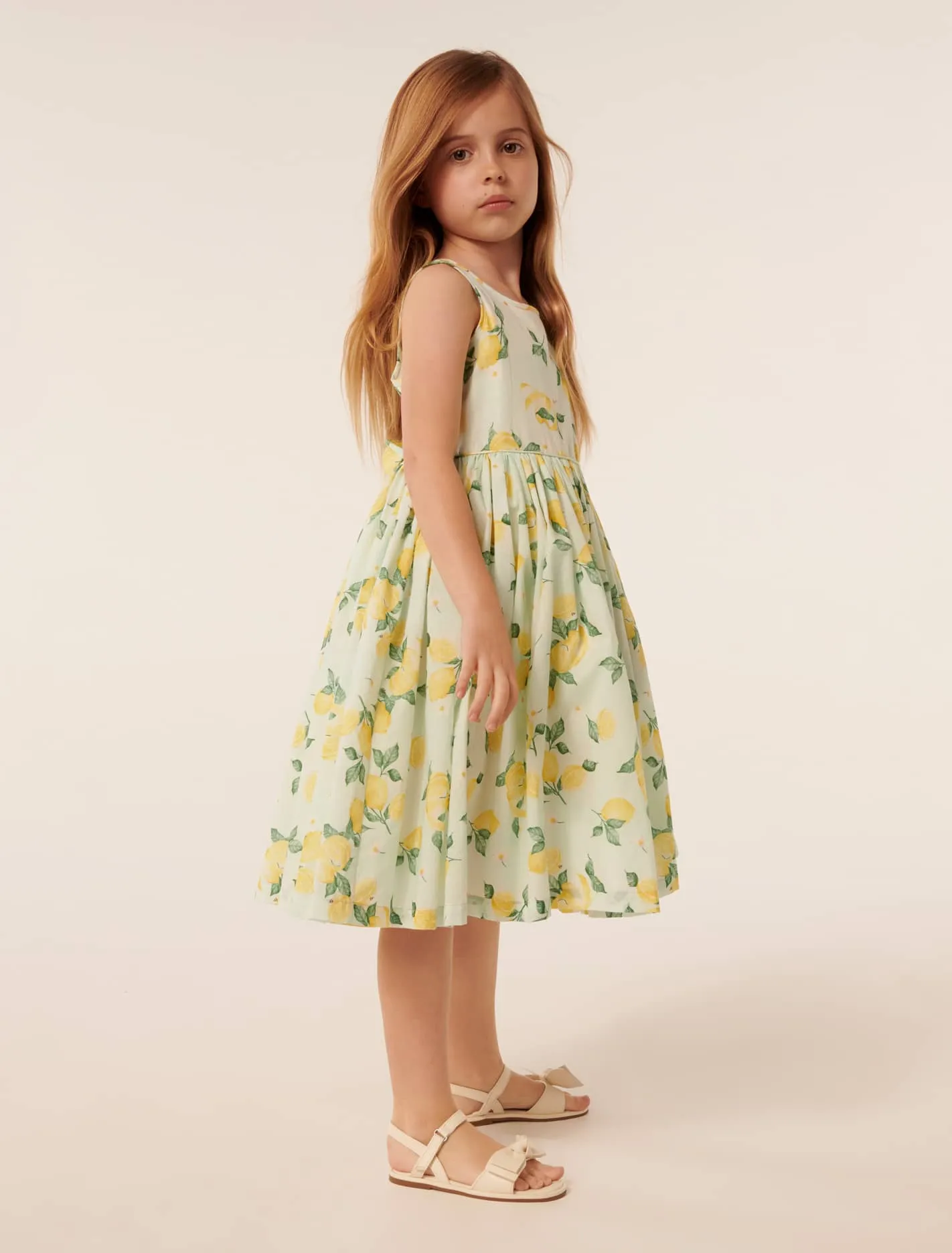 Rhea Gathered Girls Dress