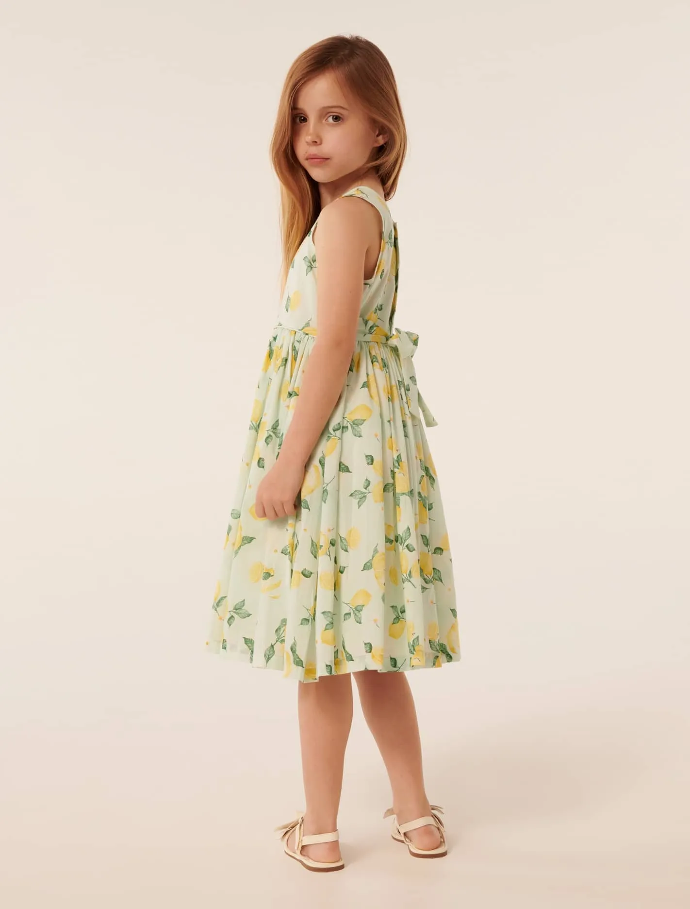 Rhea Gathered Girls Dress