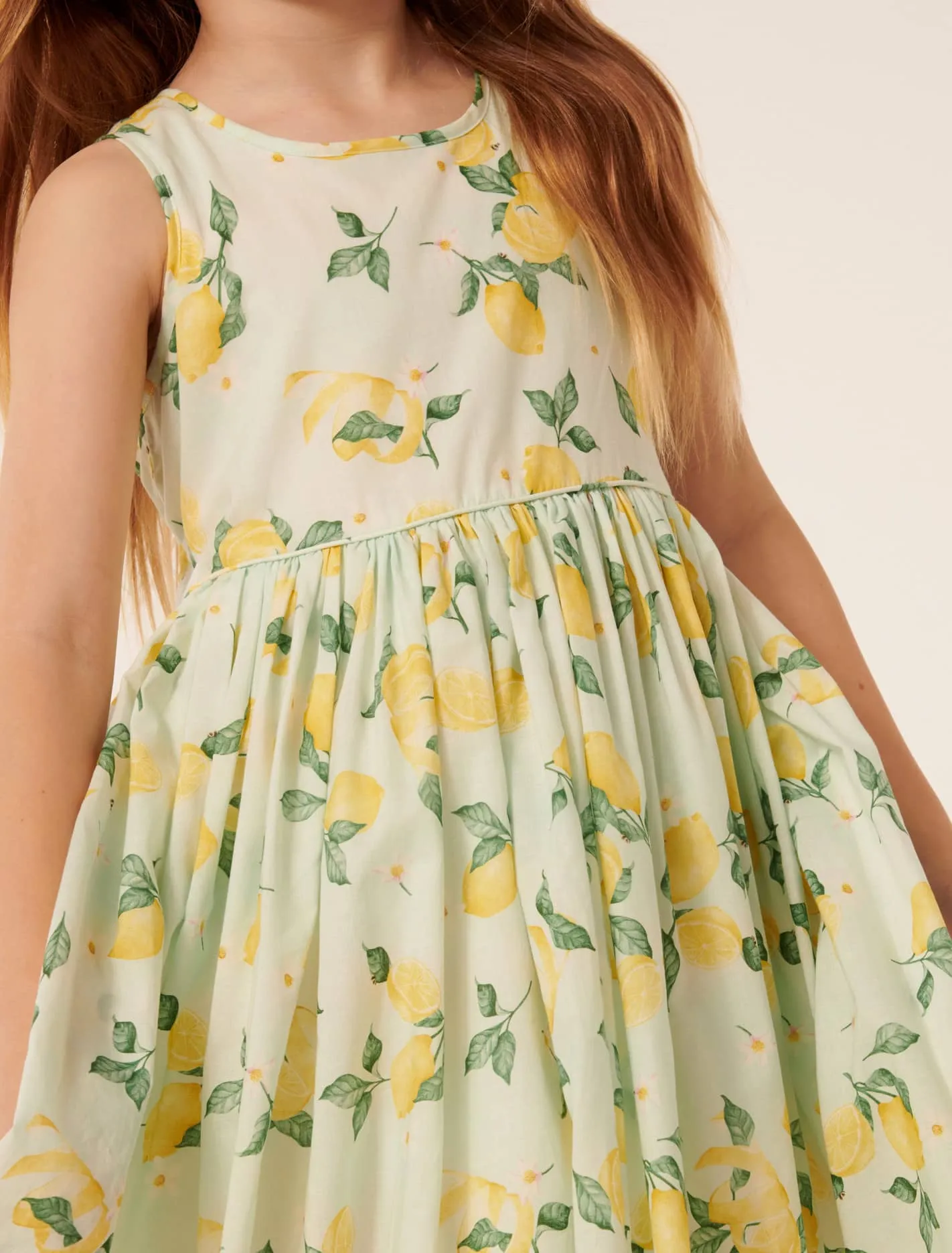 Rhea Gathered Girls Dress