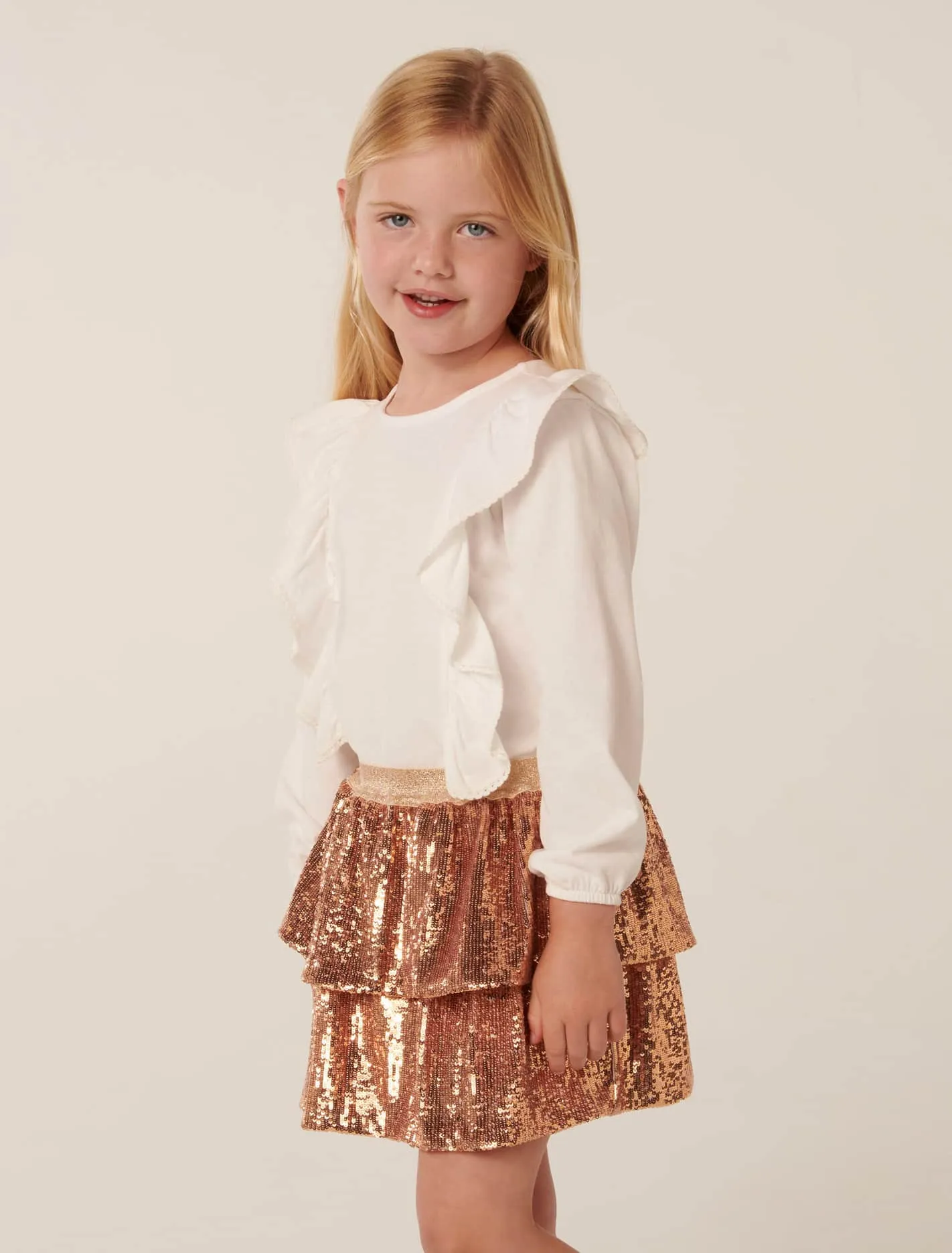 Robin Sequin Girls Skirt