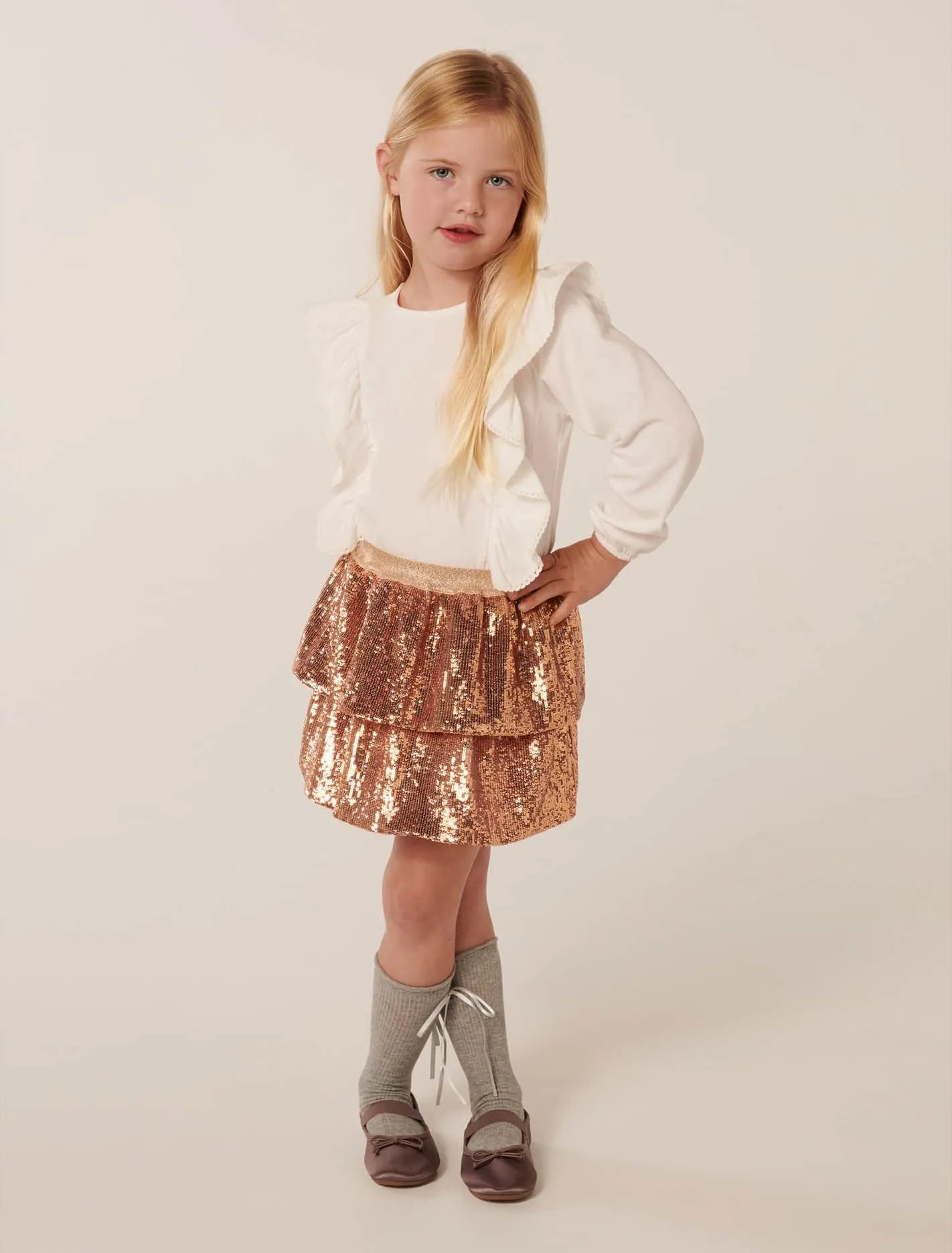 Robin Sequin Girls Skirt