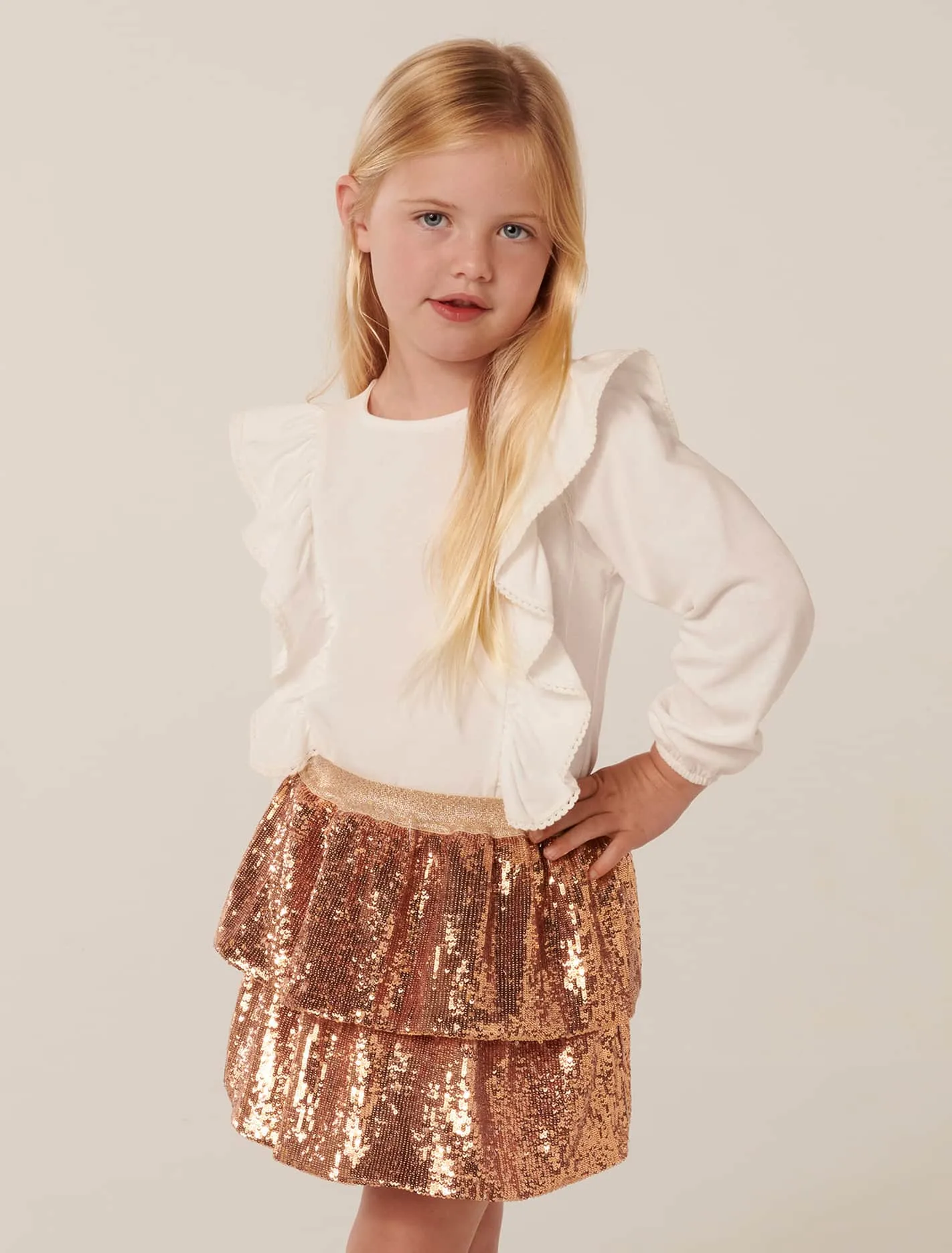 Robin Sequin Girls Skirt