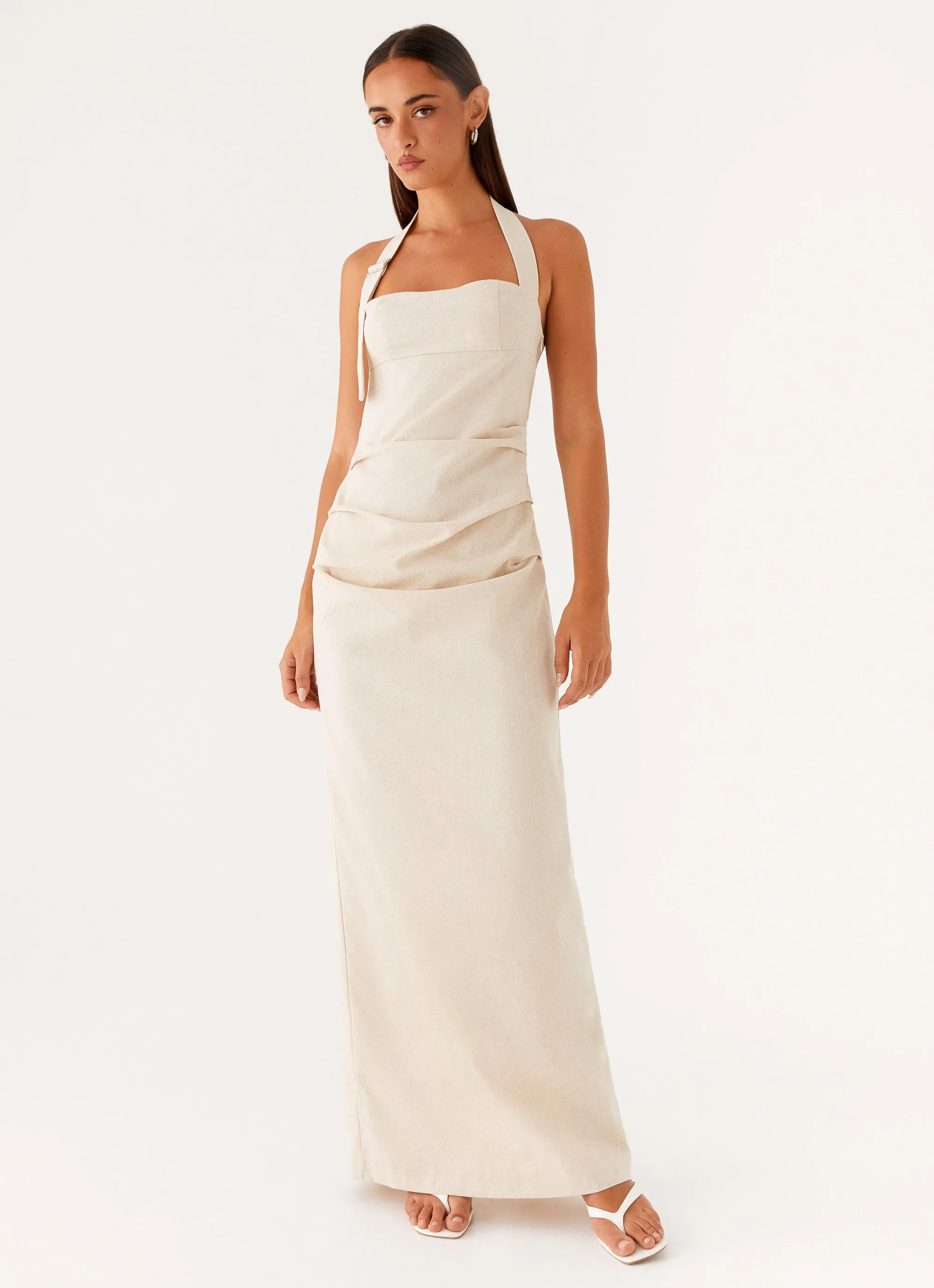 Rumour Has It Maxi Dress - Oatmeal