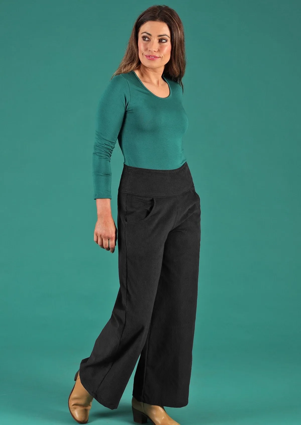 Sale Esta Corduroy Pants Black