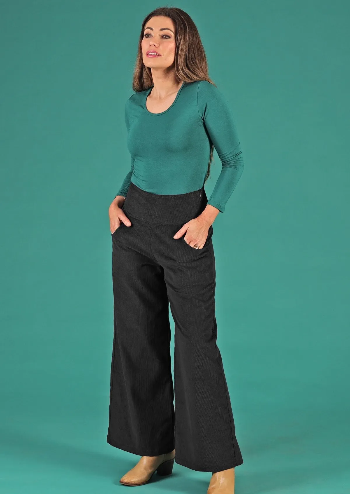 Sale Esta Corduroy Pants Black