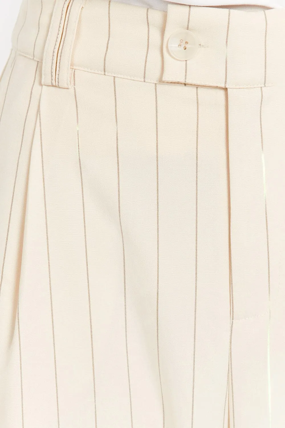 SANDER CREAM STRIPE PANT