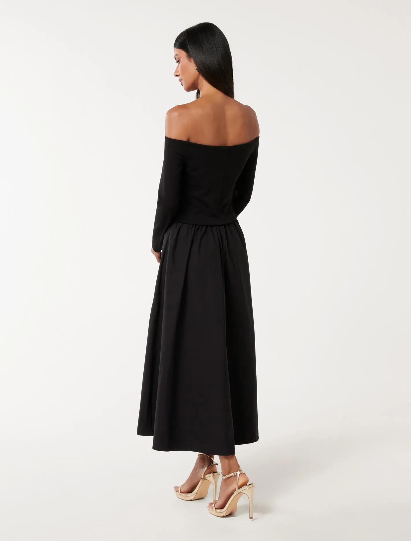 Savannah Petite Off Shoulder Dress