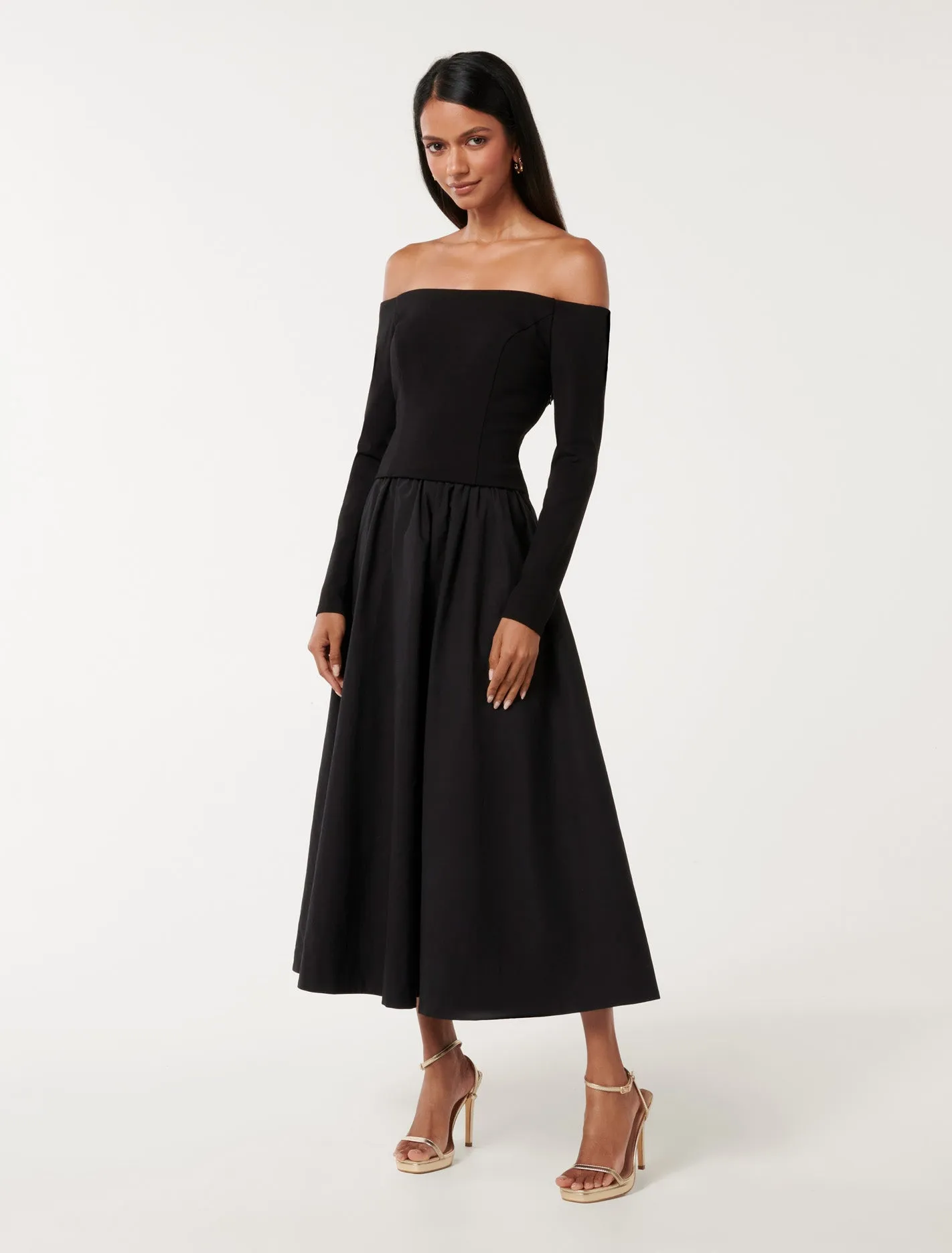 Savannah Petite Off Shoulder Dress