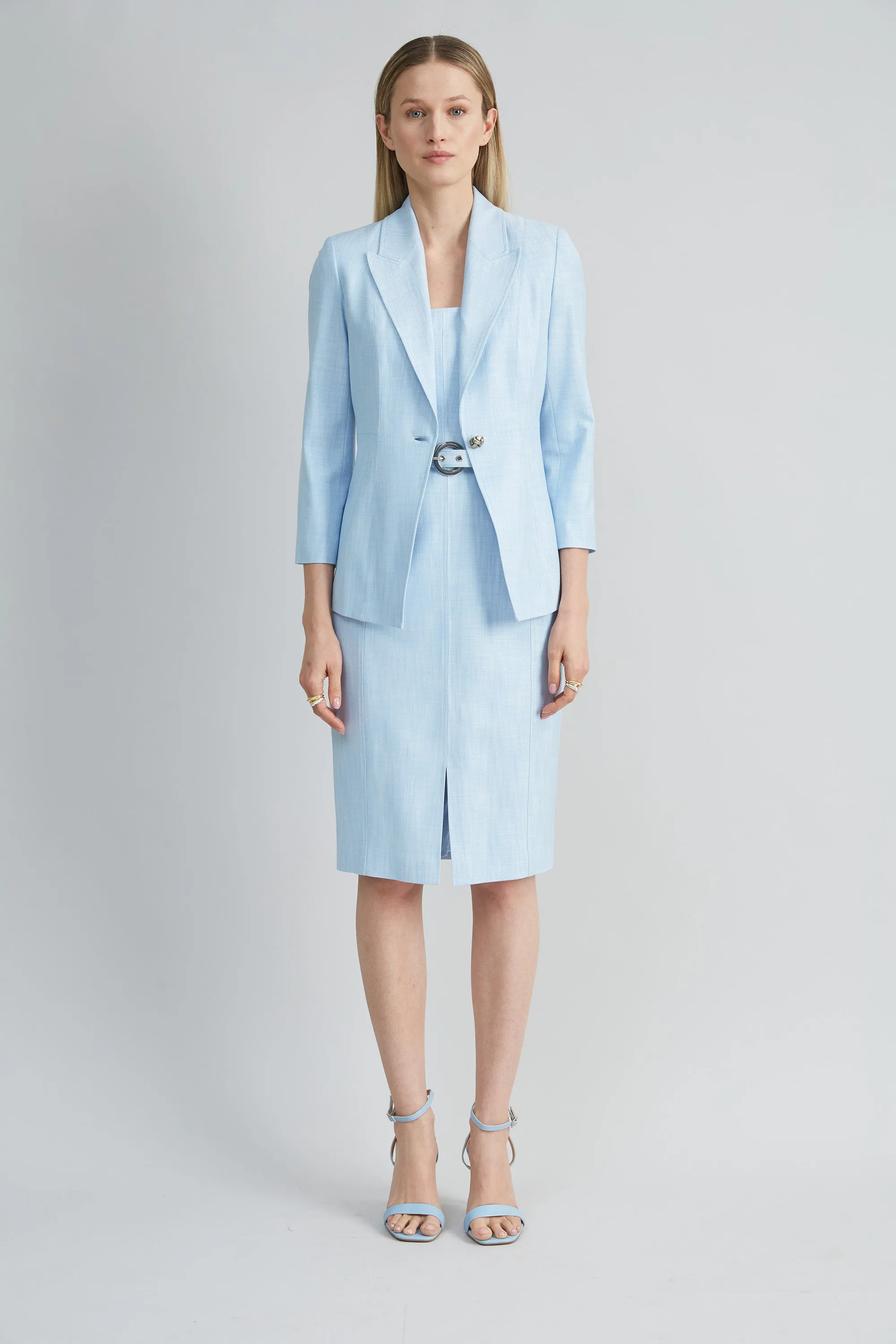 Scallop Melange Dress