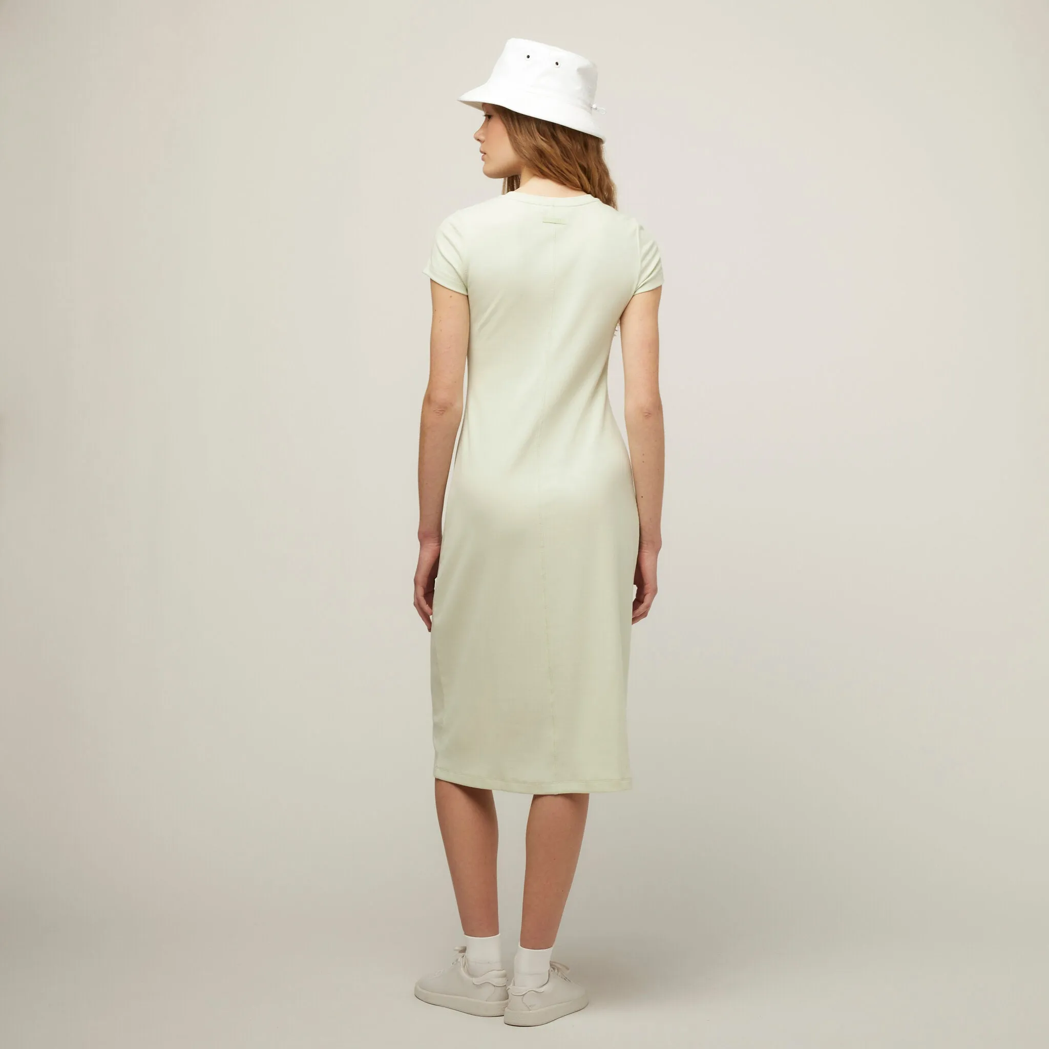 Short Sleeve Rib Tee Dress