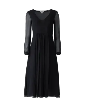 Silk Pleat Dress